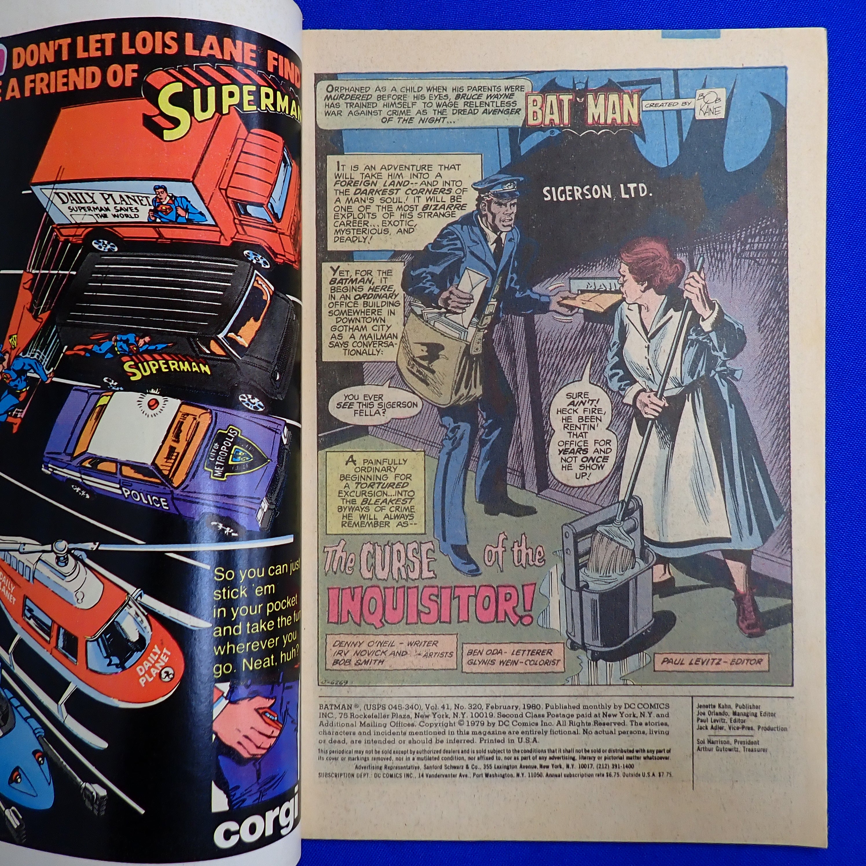 Batman #320 Whitman Variant (1980) - VF (7.5)