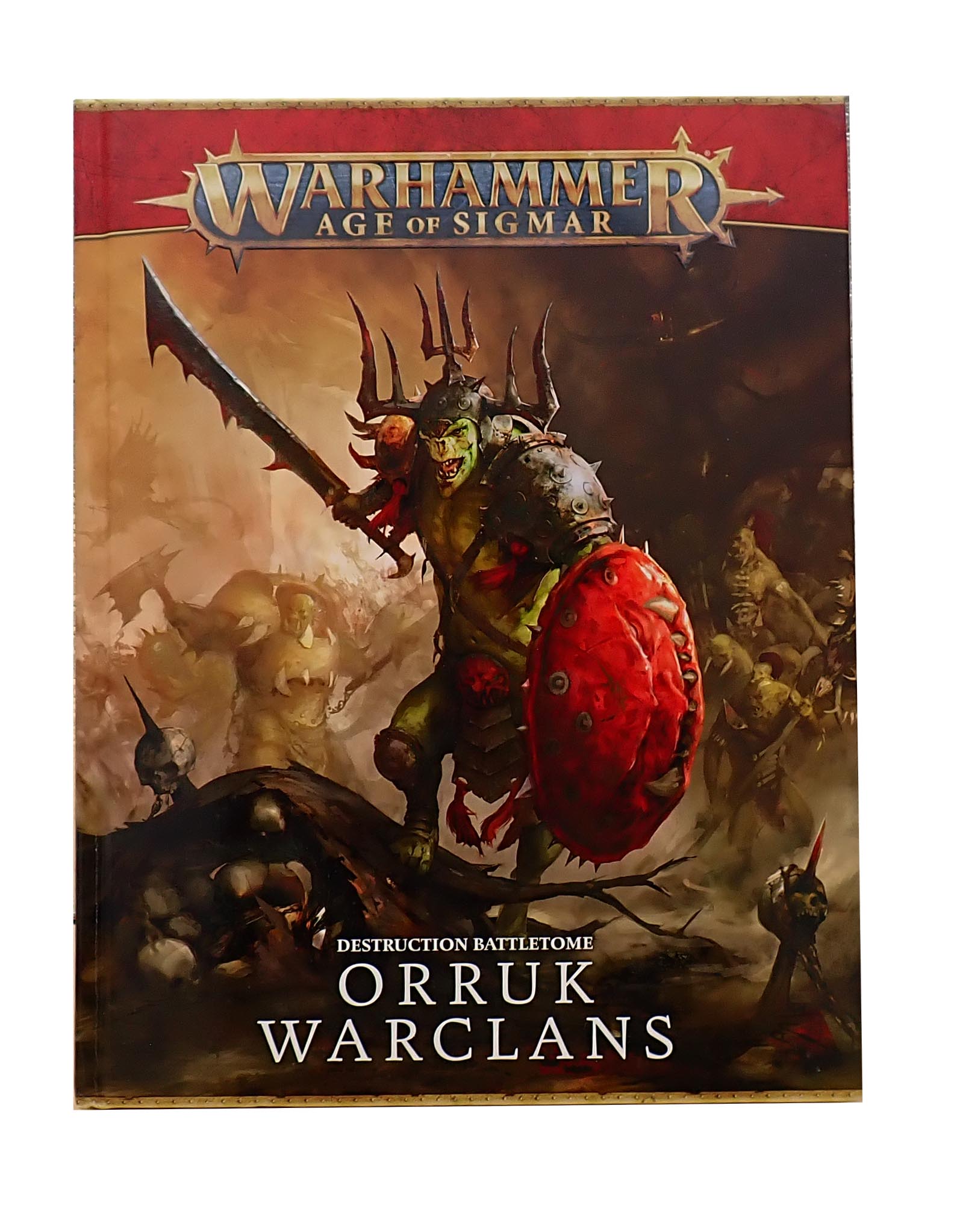 Warhammer Age of Sigmar - Destruction Battletome: Orruk Warclans (Pre-Owned)