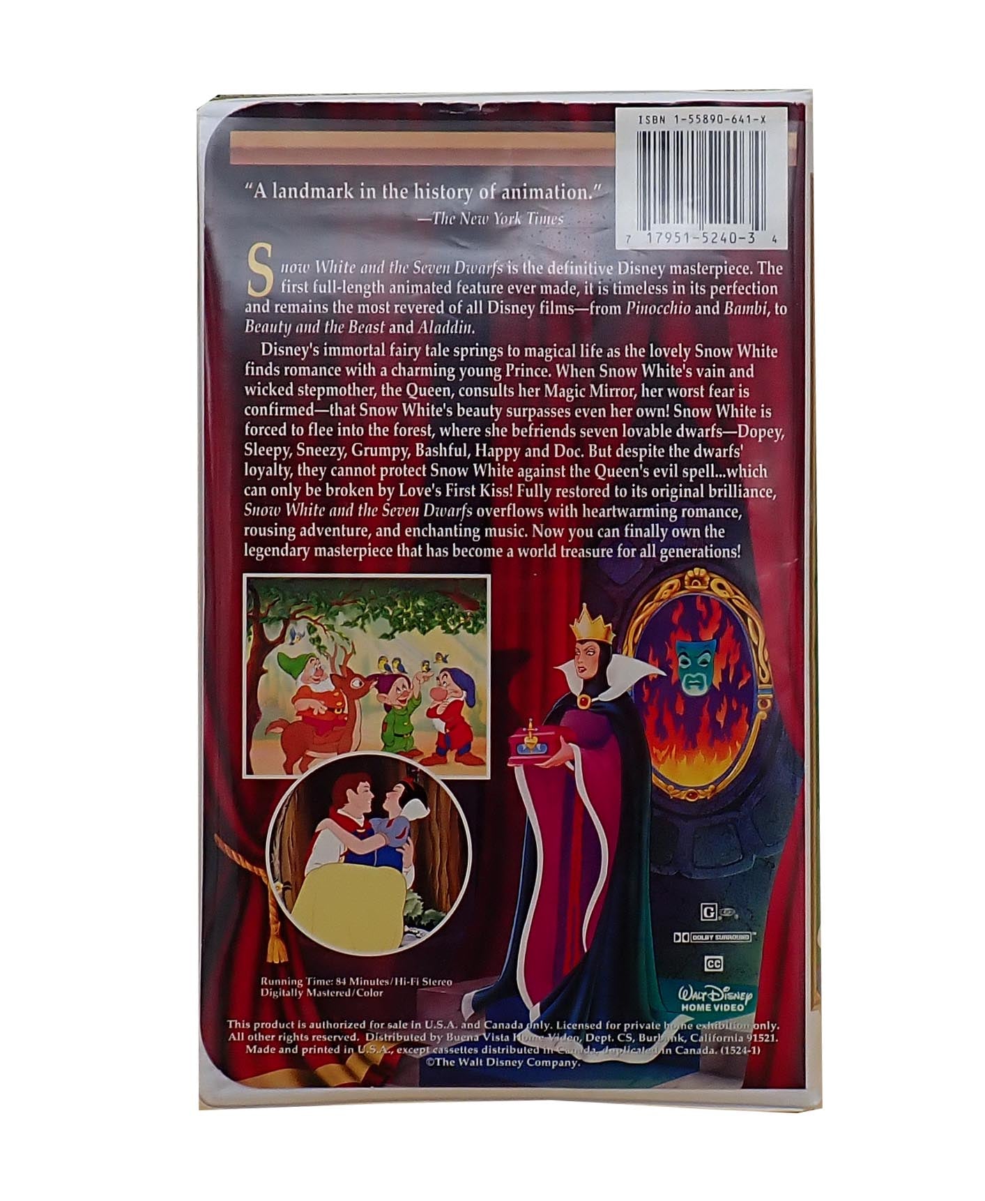 Snow White and the Seven Dwarves (Masterpiece Collection) - VHS (Pre-Owned)