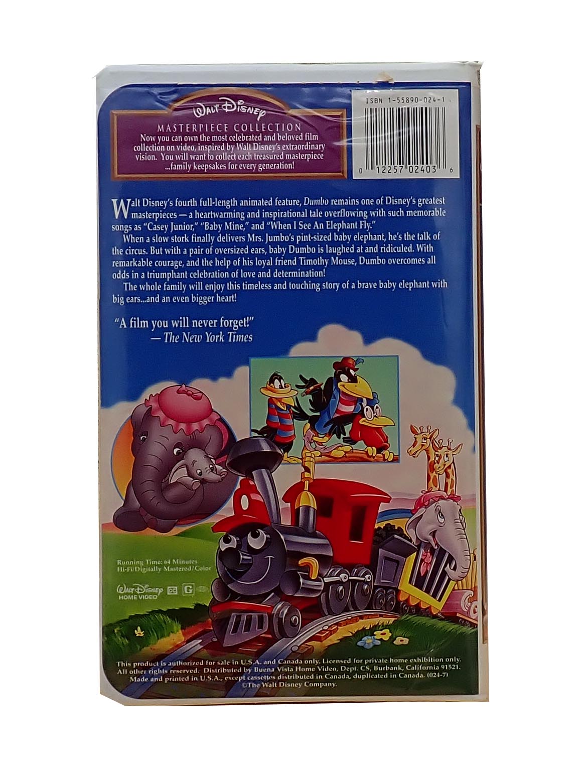 Dumbo (Masterpiece Collection) - VHS (Pre-Owned)