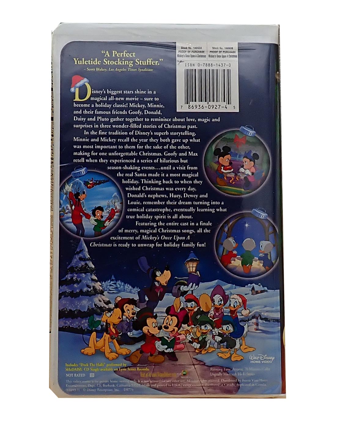 Mickey's Once Upon a Christmas - VHS (Pre-Owned)