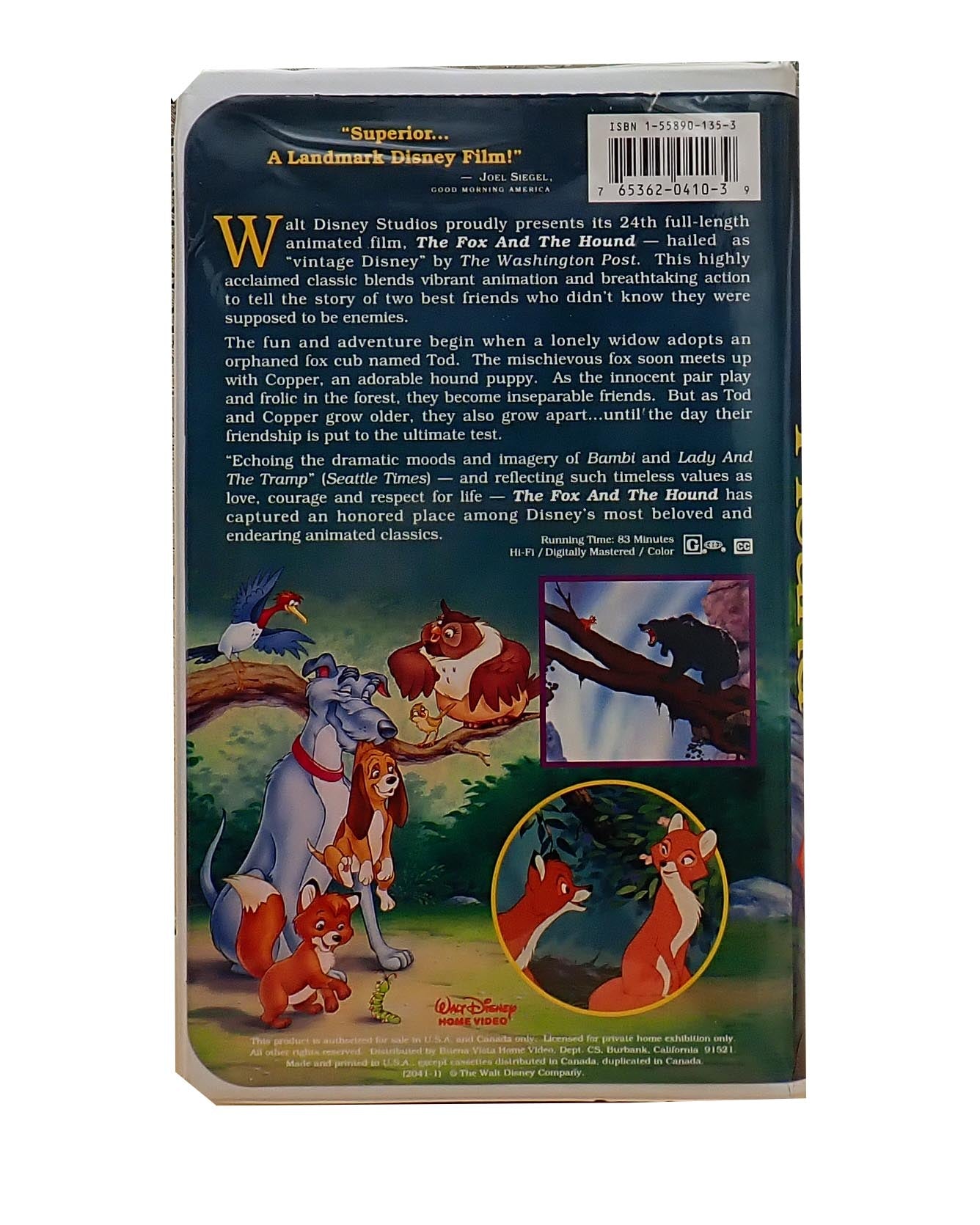 The Fox and the Hound - VHS (Pre-Owned)