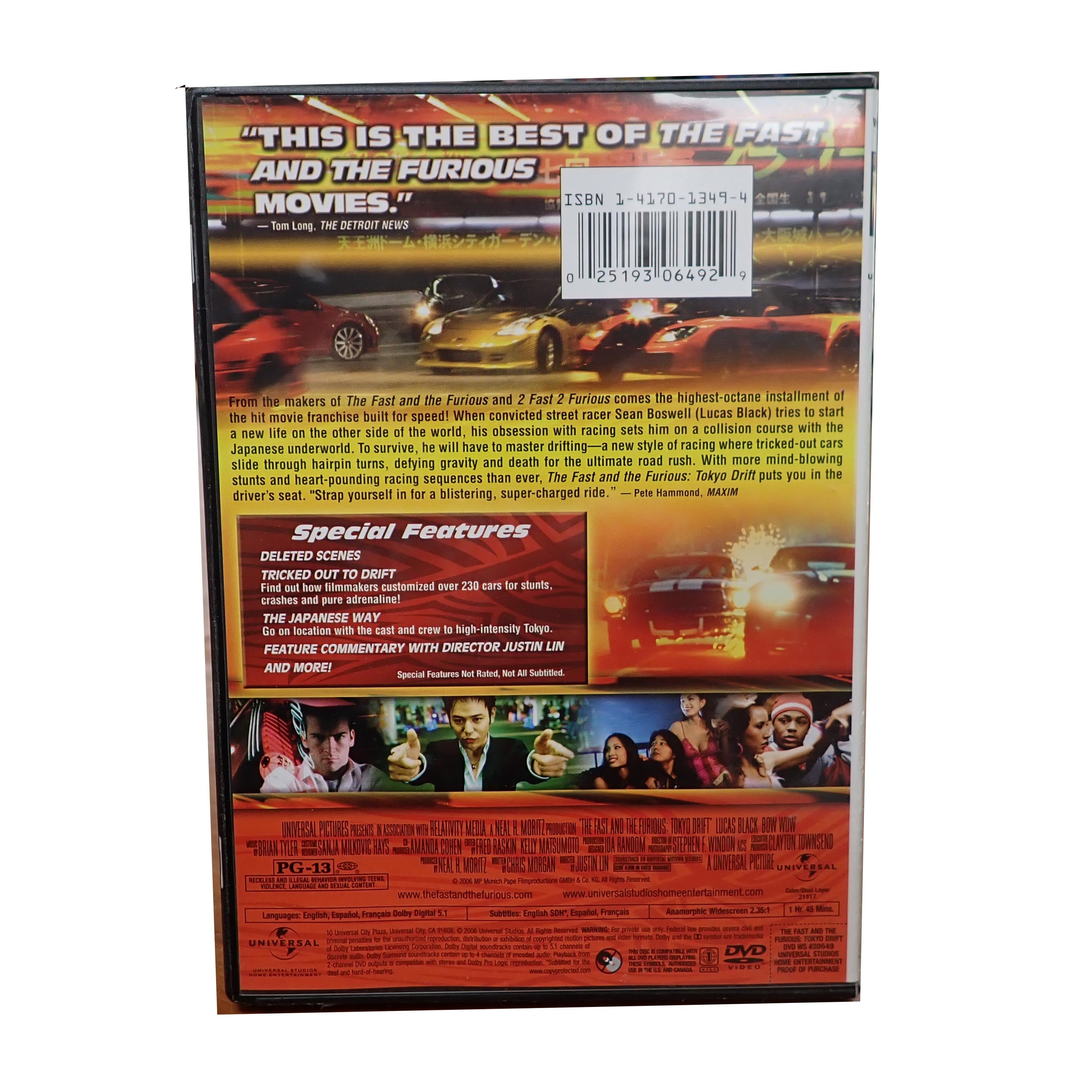 The Fast & Furious: Tokyo Drift - DVD [Pre-Owned]