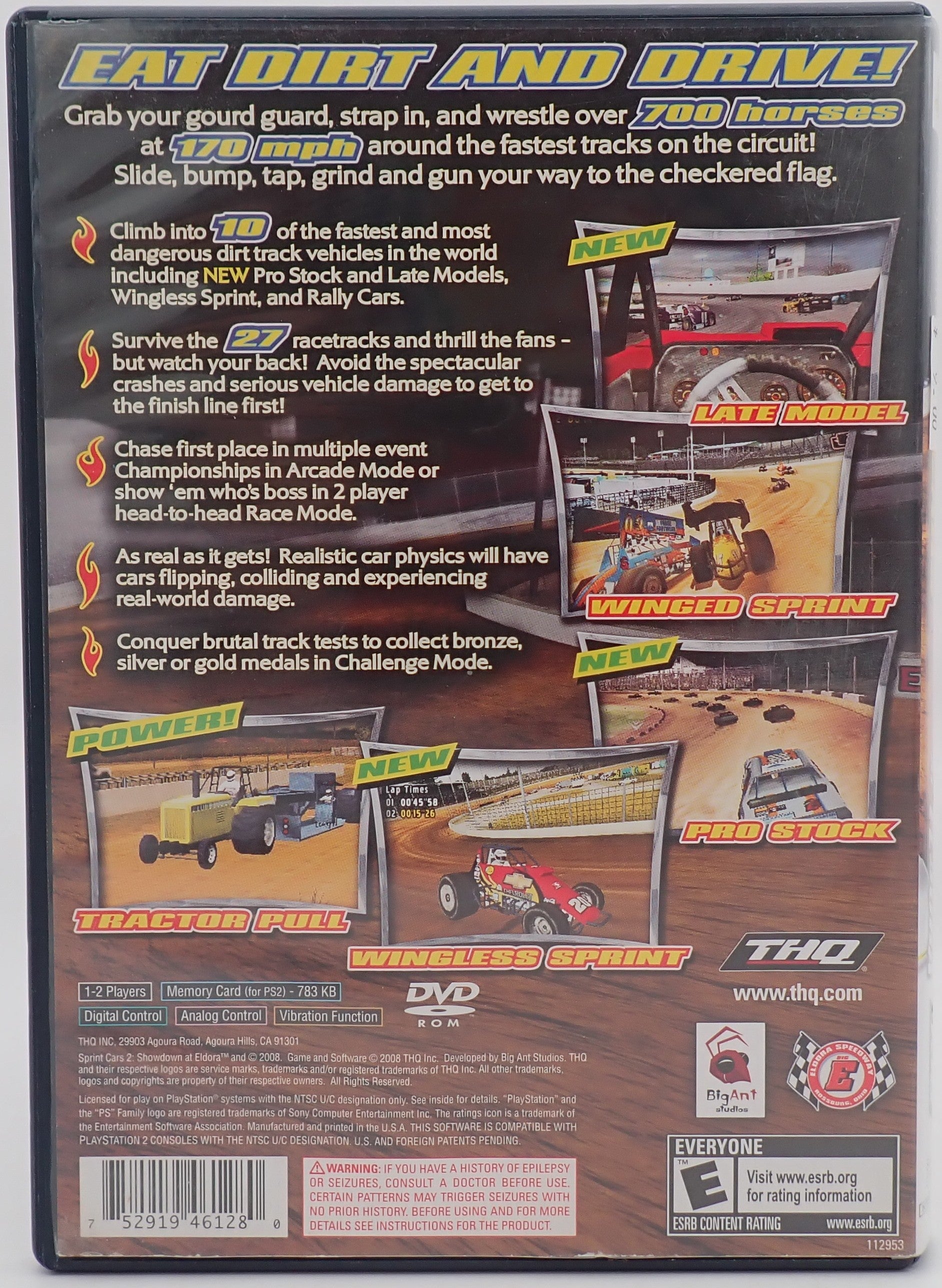 Sprint Cars 2: Showdown at El Dora - PS2