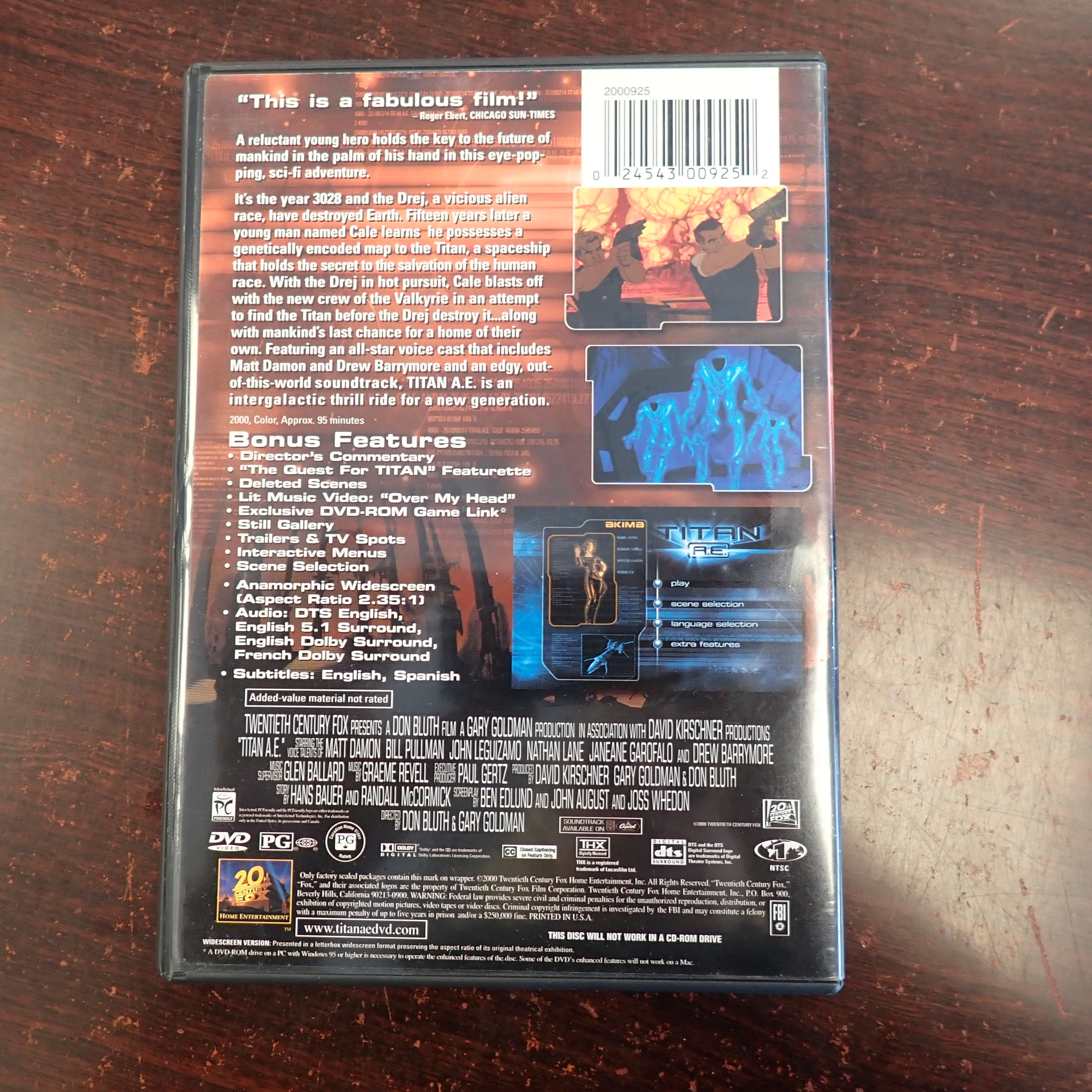 Titan A.E. - DVD