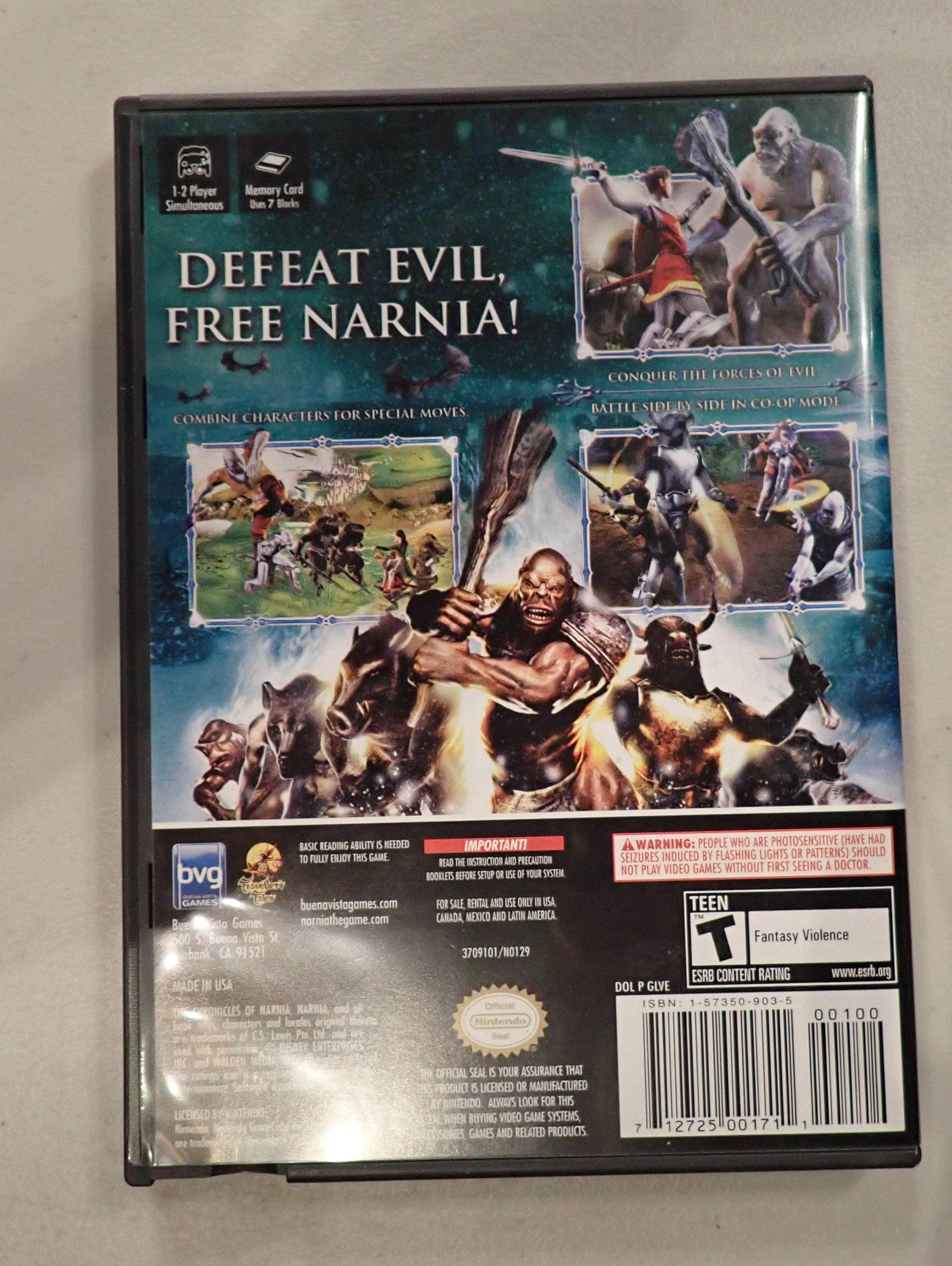 The Chronicles of Narnia: the Lion, the Witch, and the Wardrobe - Gamecube