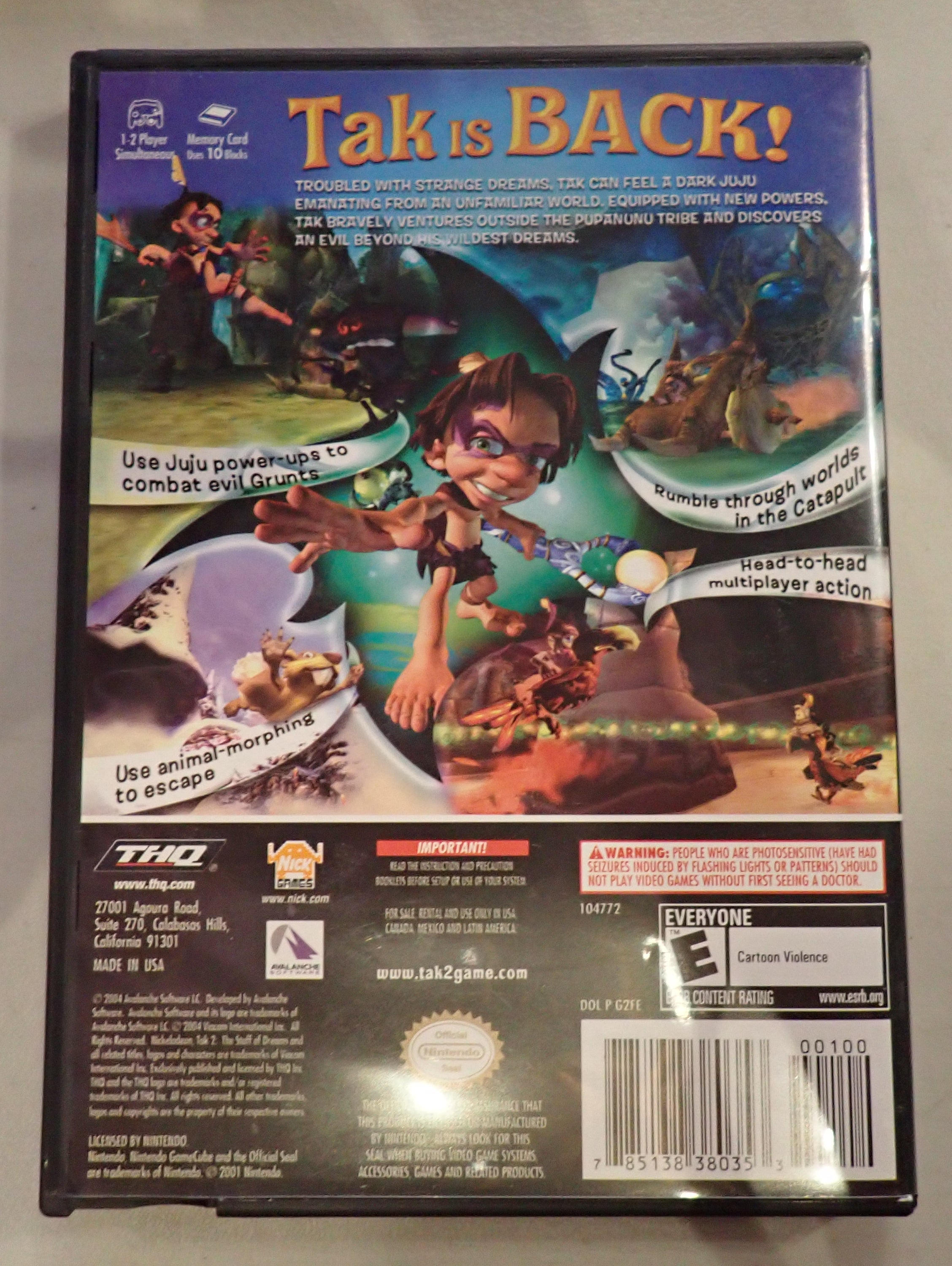 Tak 2: The Staff of Dreams - Gamecube