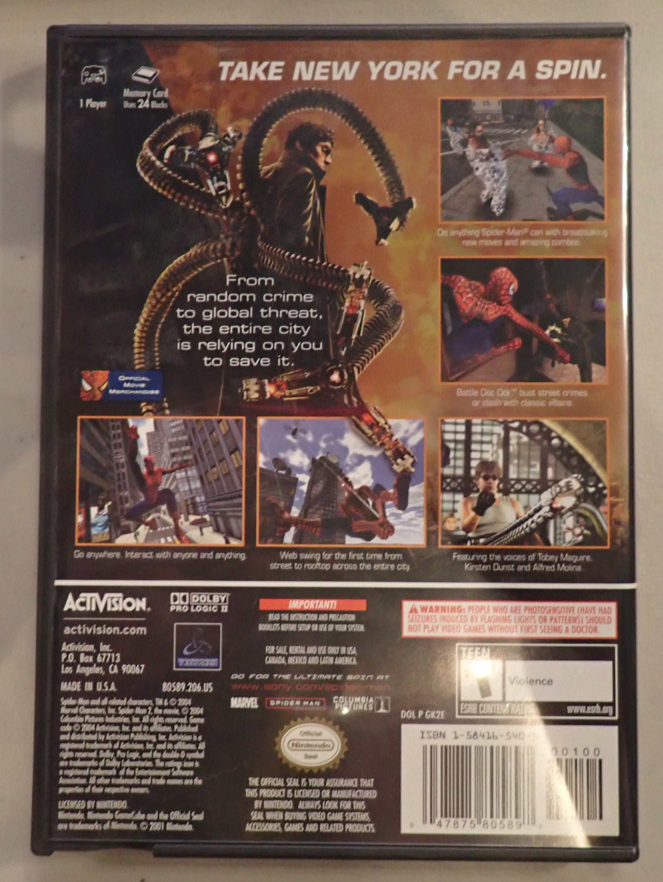 Spider-Man 2 - Gamecube