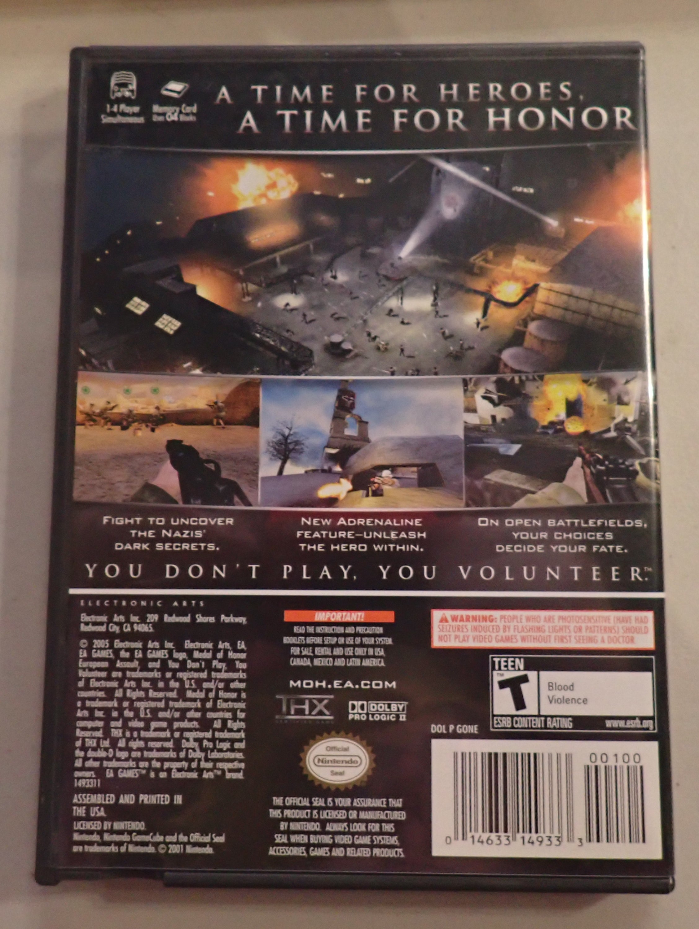 Medal of Honor: European Assault - Gamecube