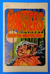 The Monsters Color The Creature Book - by Berni Wrighton
