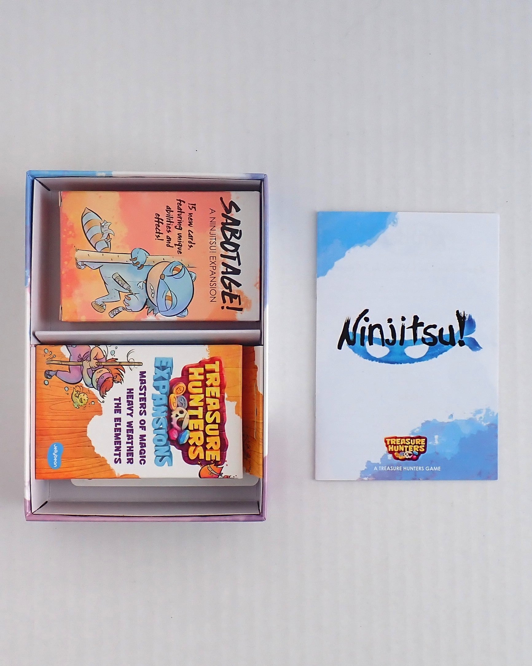 Ninjitsu! + Treasure Hunters Expansions [Pre-Owned Board Games]