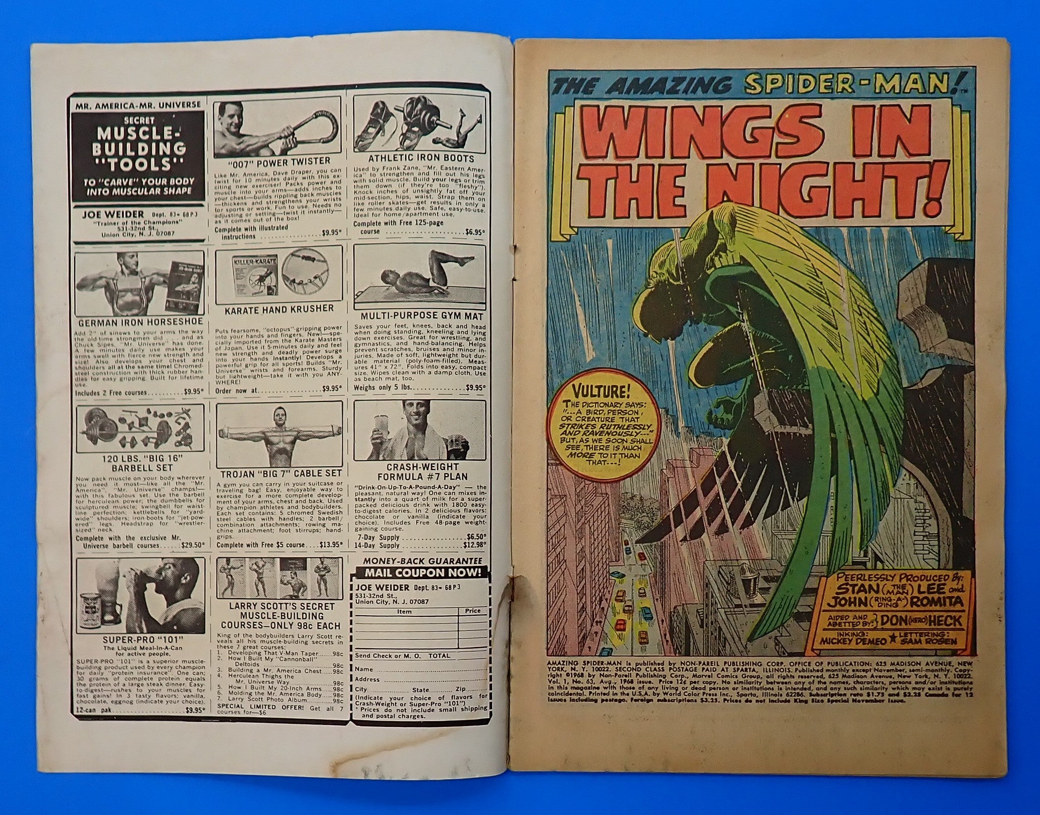 Amazing Spider-Man #63 (1968) - VG- (3.5) - Silver Age Issue