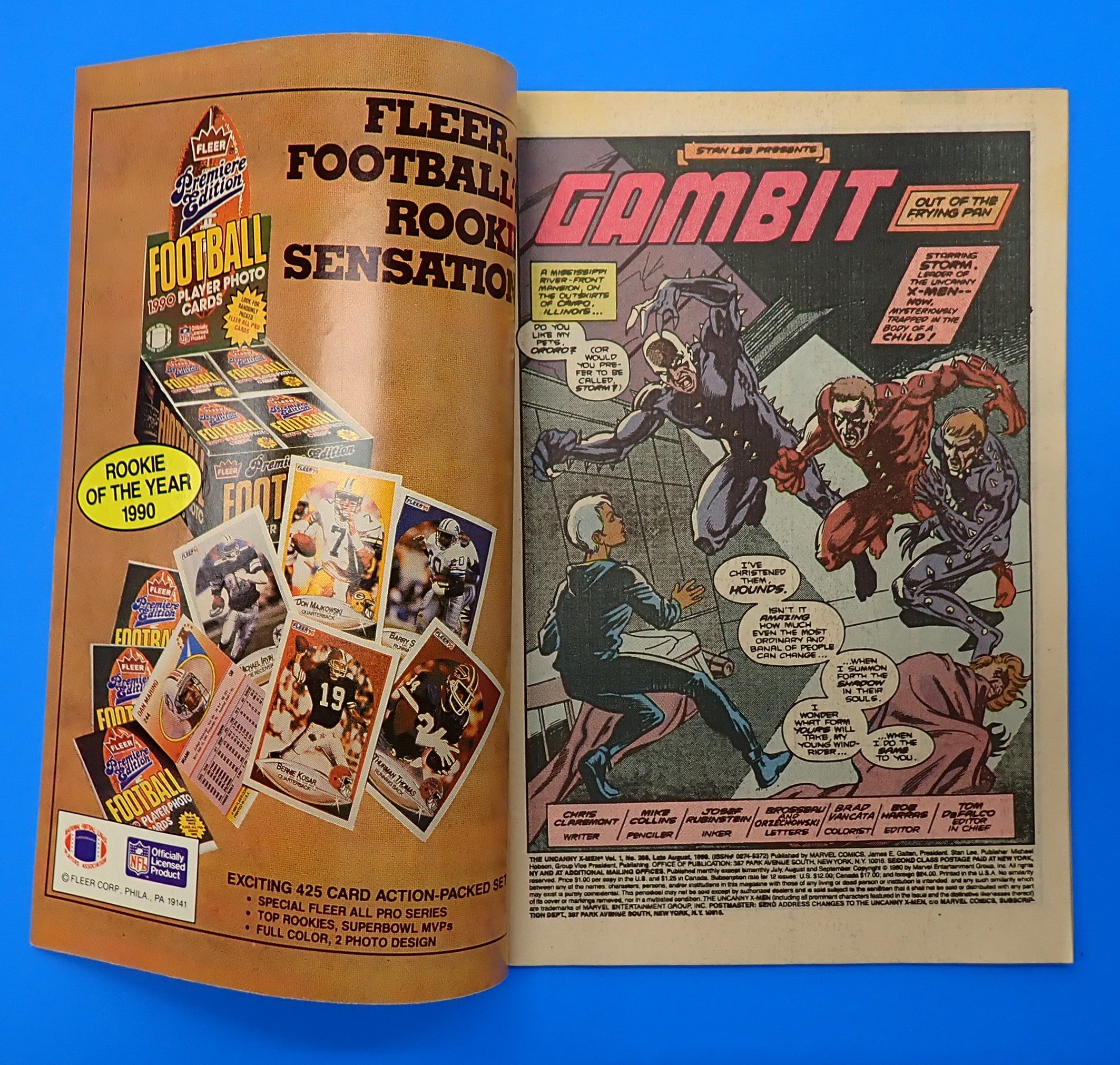 Uncanny X-Men #266 (1990) - FN+ (6.5) - 1st App. Gambit