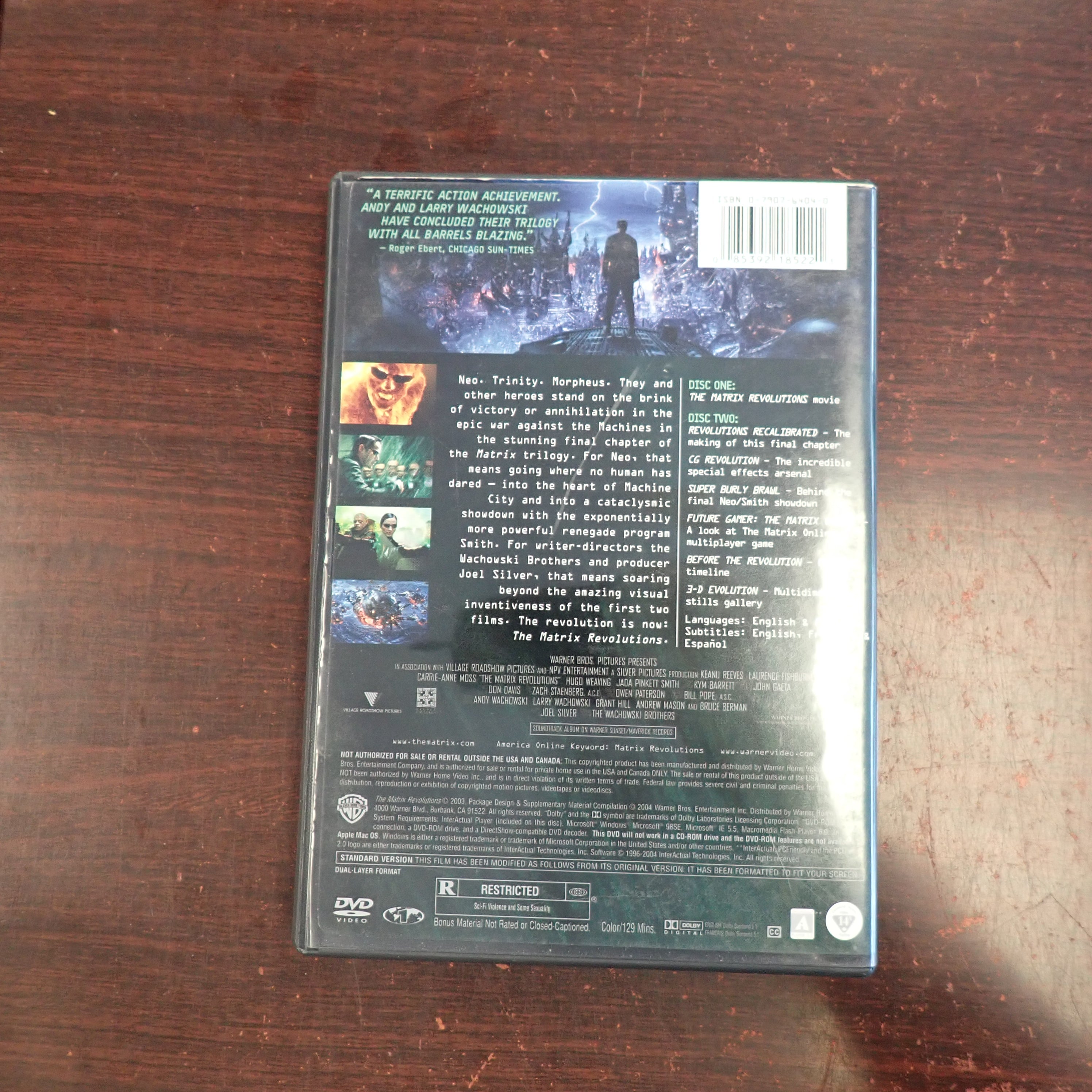 Matrix Revolutions - DVD