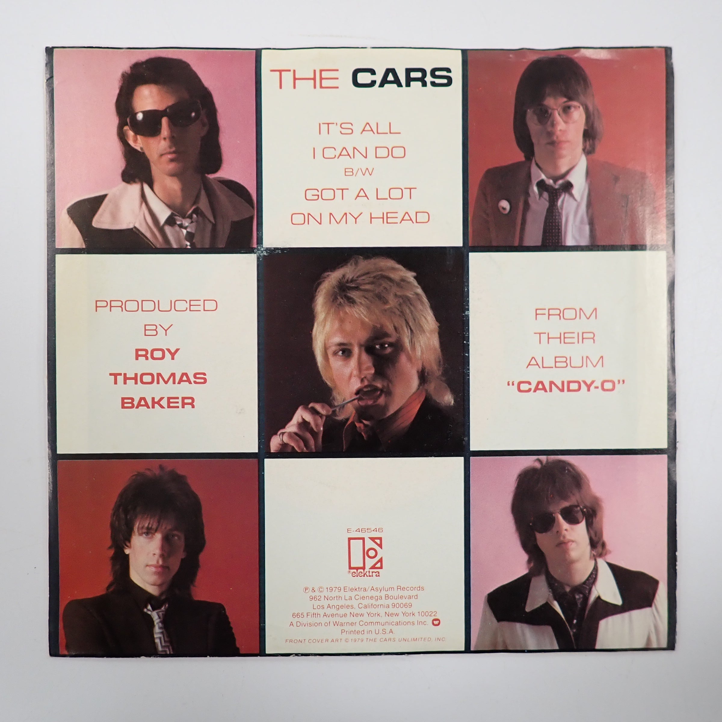 The Cars – It's All I Can Do - Vinyl