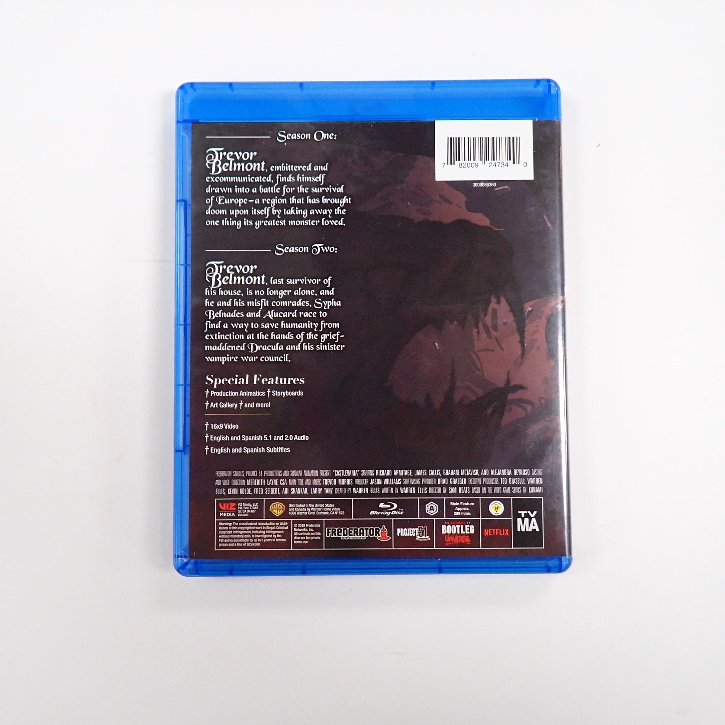 Castlevania Seasons 1-4 + Nocturne Seasons 1-2 - Blu-Ray [Pre-Owned]