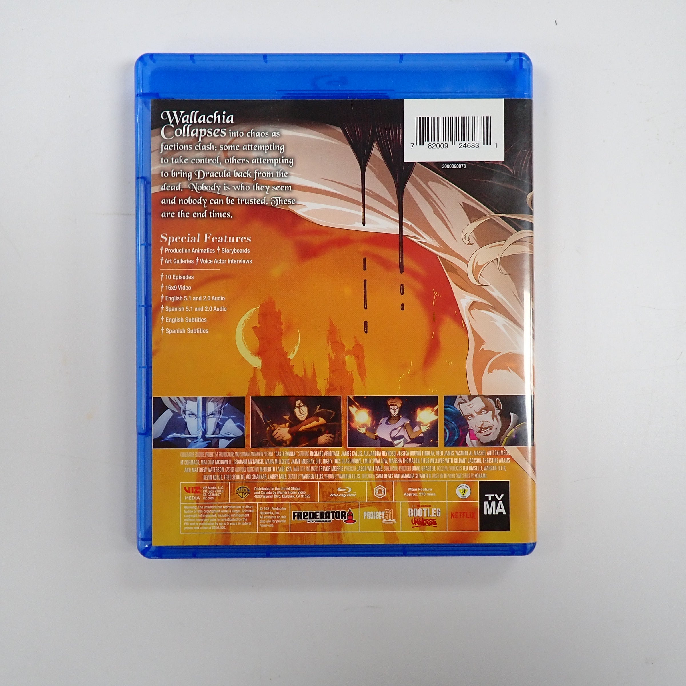 Castlevania Seasons 1-4 + Nocturne Seasons 1-2 - Blu-Ray [Pre-Owned]