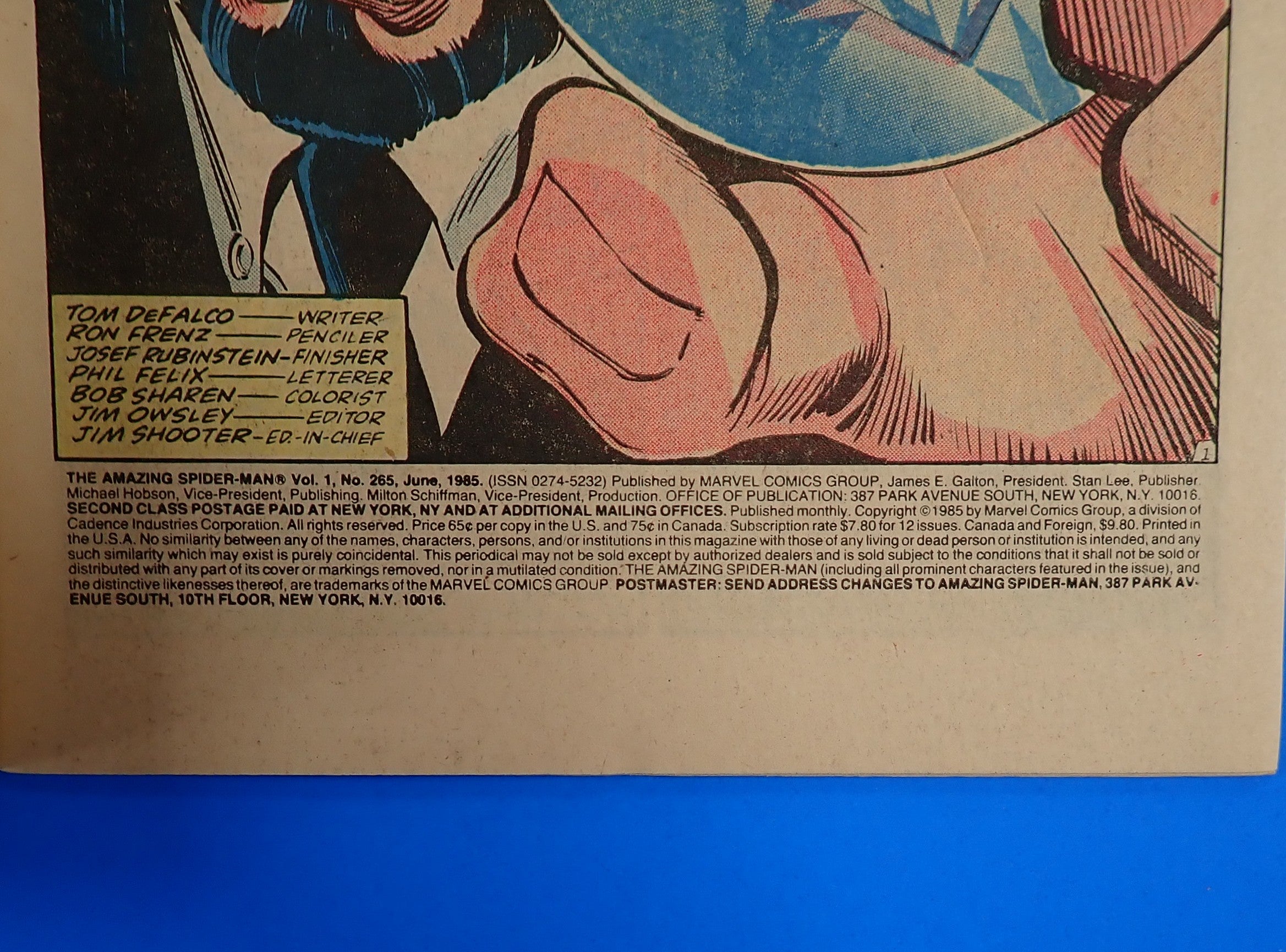 Amazing Spider-Man #265 (1985) - FN/FN- (5.5-6.0) - 1st App. Silver Sable
