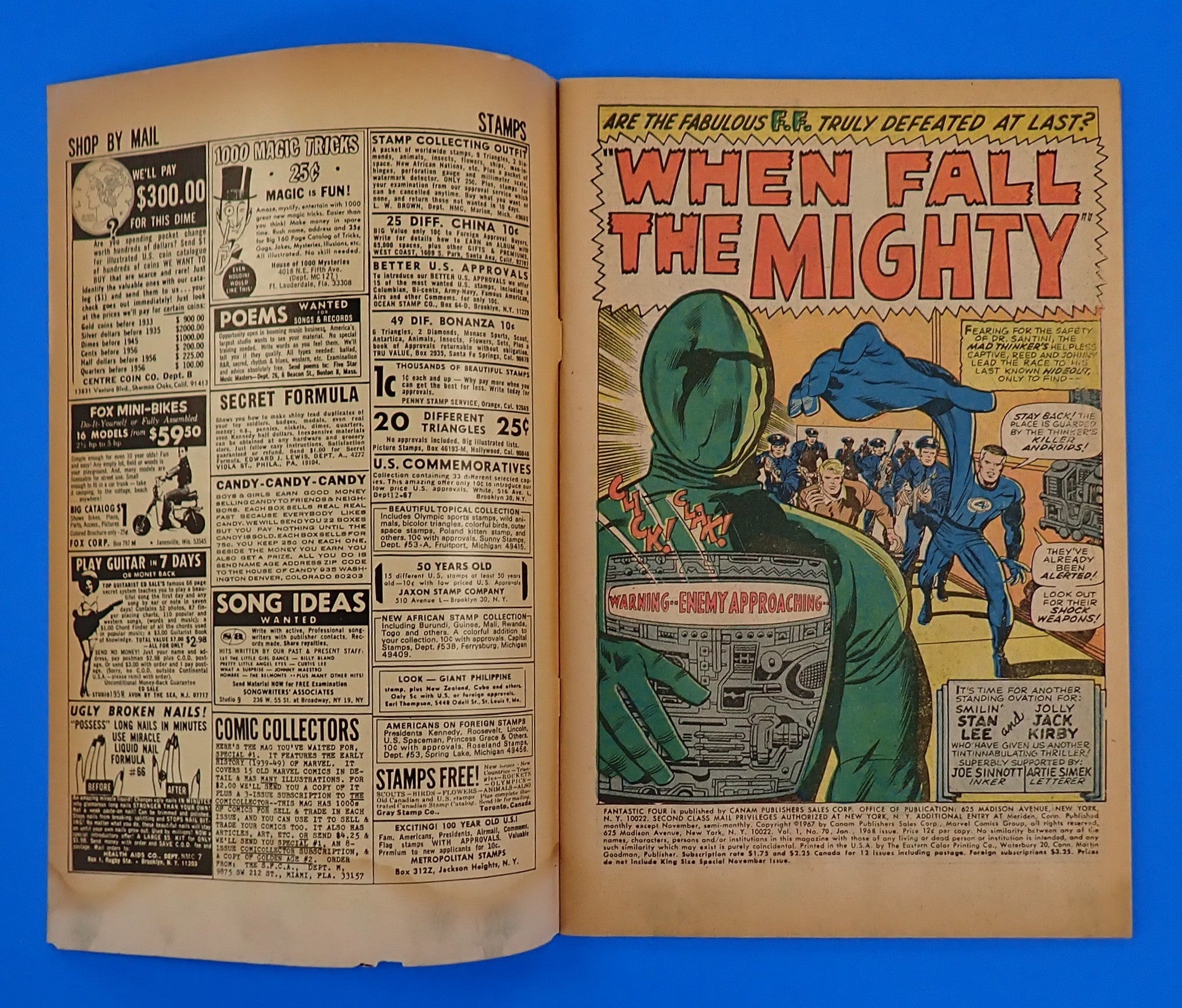 Fantastic Four #70 (1968) - VG (4.0) - Silver Age Issue