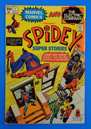 Spidey Superstories #1 (1974) - FN- (5.5) - Origin of Spider-Man Retold