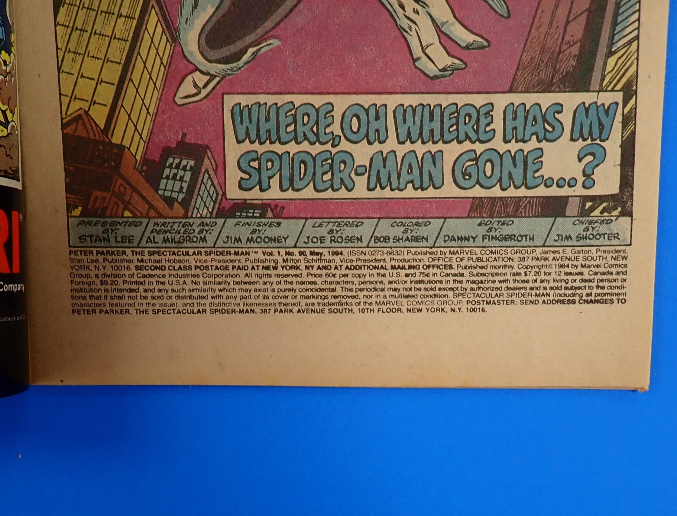 Peter Parker, Spectacular Spider-Man #1 (1984) - FN+ (6.5) - 2nd App. of Black Suit