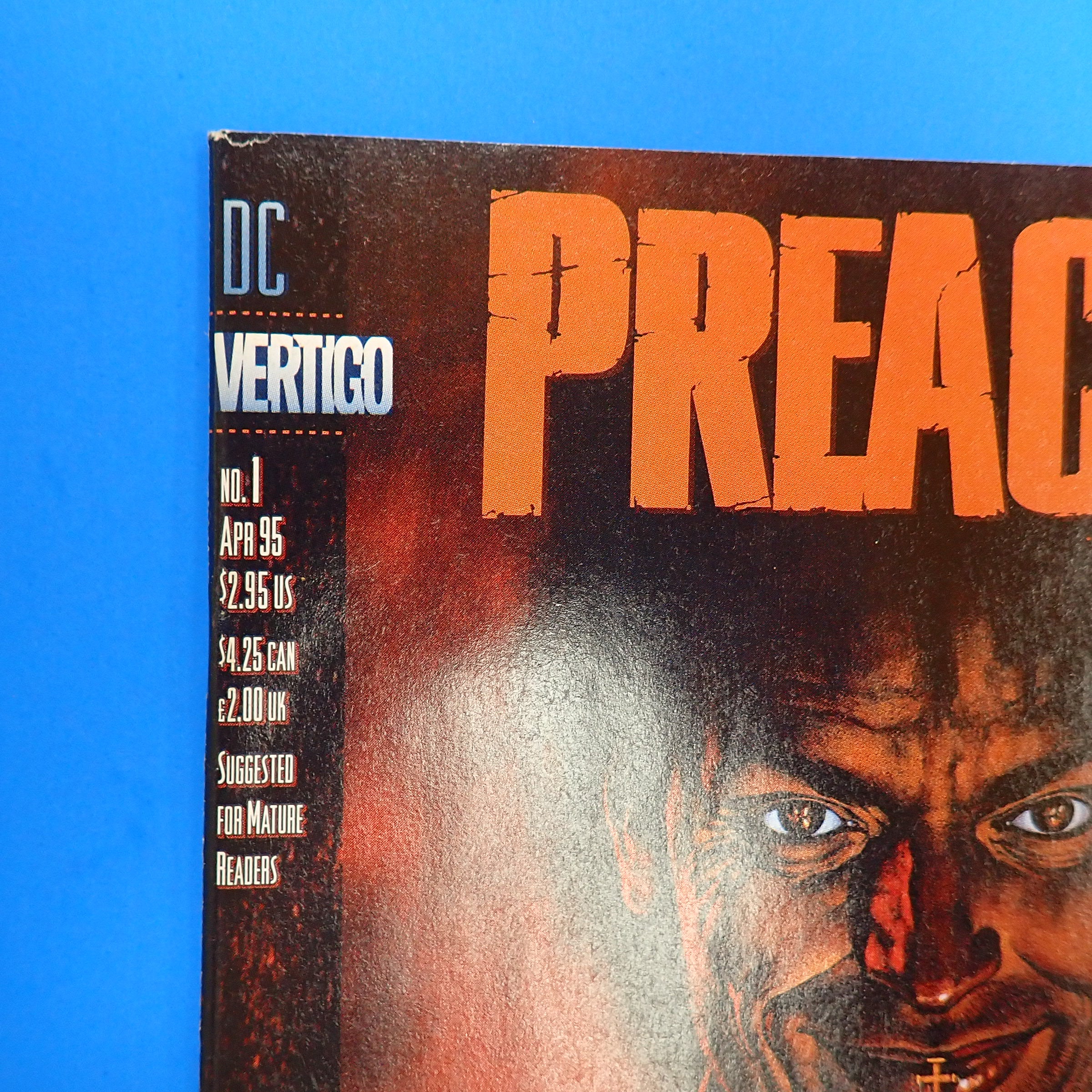 Preacher #1 (1995) - FN+ (6.5) - 1st App. of Jesse Custer, the Preacher