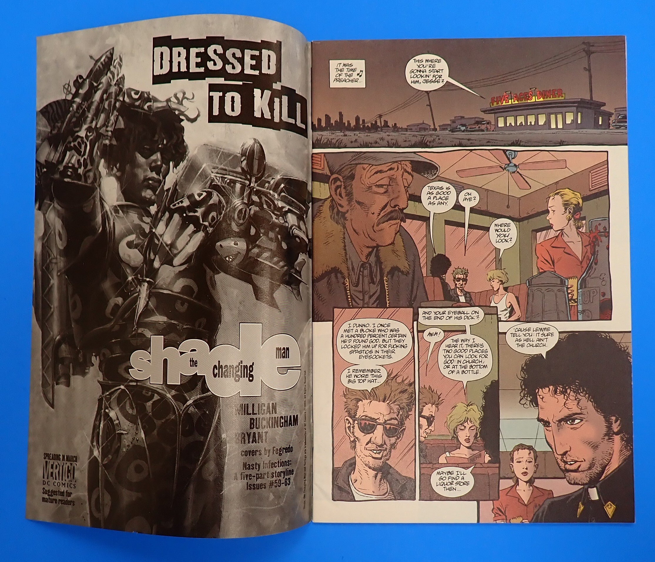 Preacher #1 (1995) - FN+ (6.5) - 1st App. of Jesse Custer, the Preacher