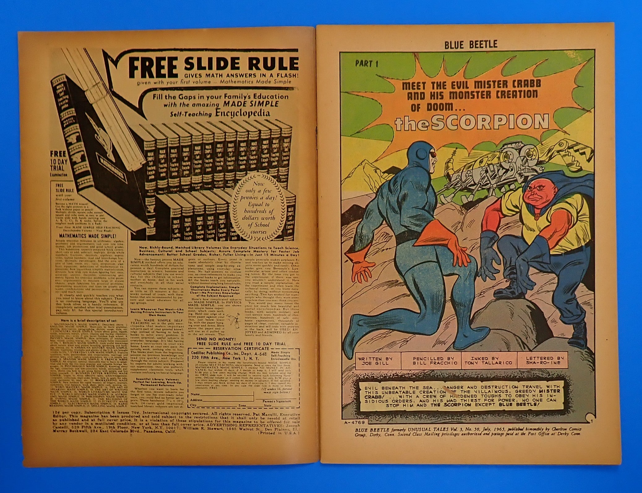 Blue Beetle #50 (1965) - FN- (5.5) - Silver Age Issue