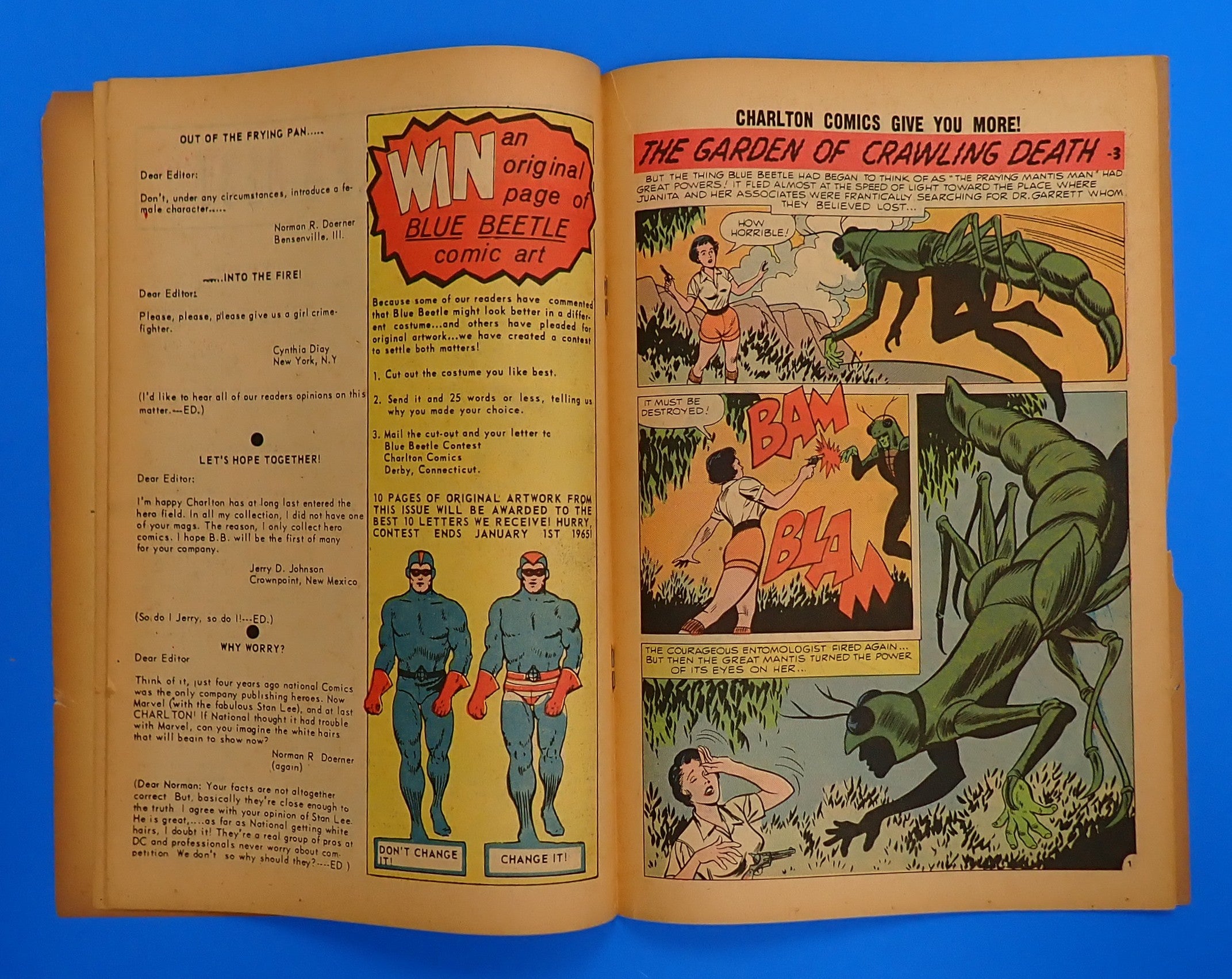 Blue Beetle #4 (1965) - FN/FN- (5.0-5.5) - Silver Age Issue