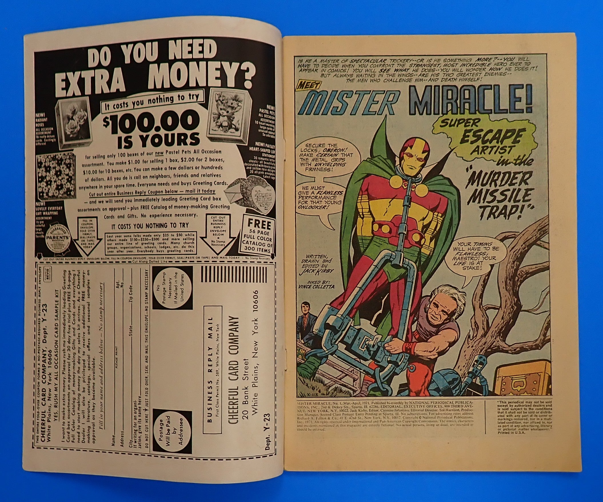 Mister Miracle #1 (1971) - VG (4.0) - 1st App. Mister Miracle