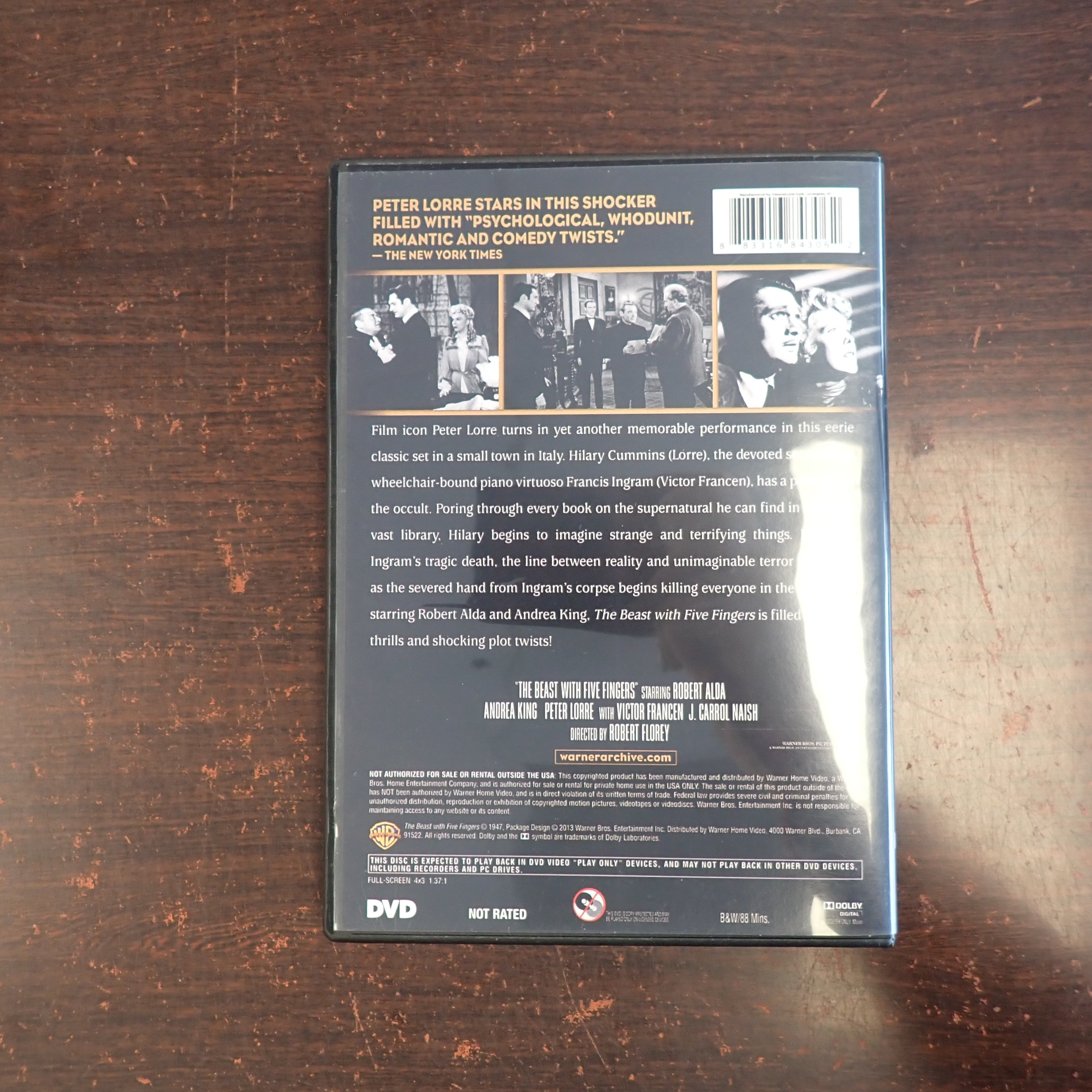 The Beast With Five Fingers - DVD