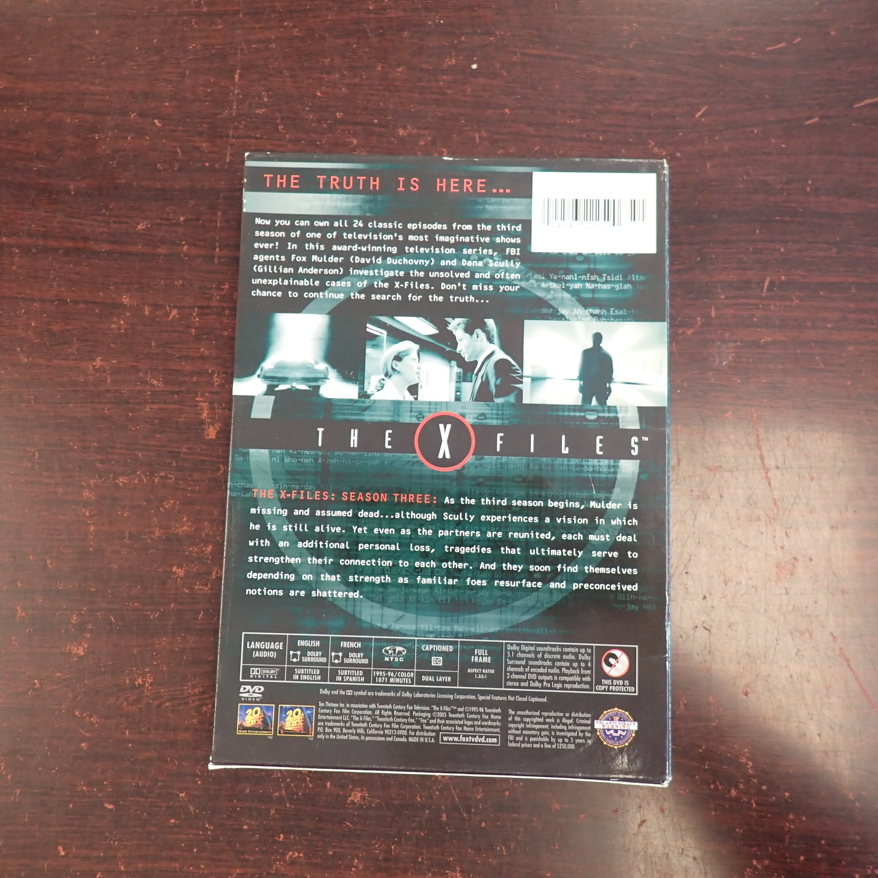 The X Files Season 3 - DVD