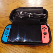 Nintendo Switch OLED - Neon Blue & Neon Red