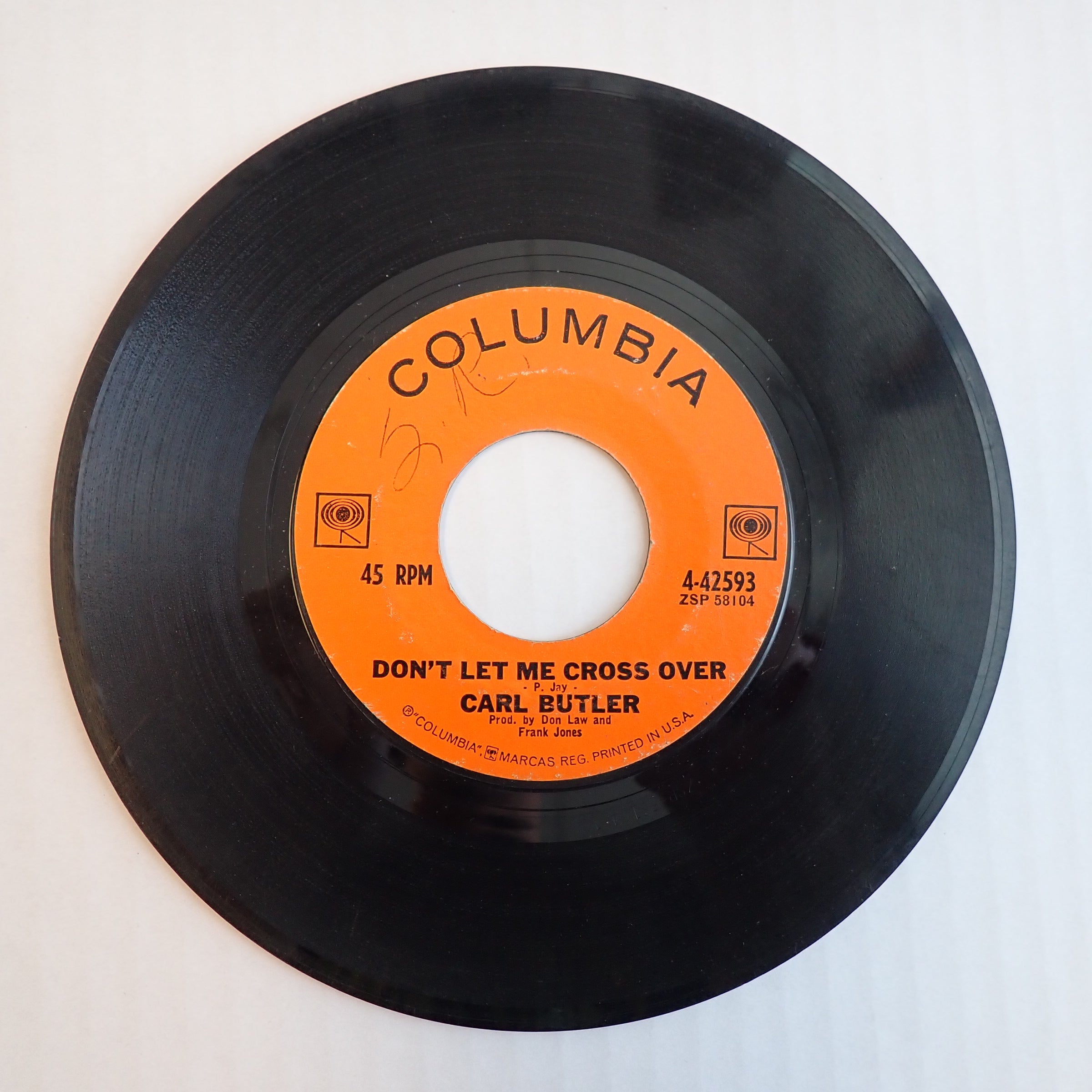Carl Butler - Don't Let Me Cross Over/Wonder Drug - Vinyl [PRE-OWNED]