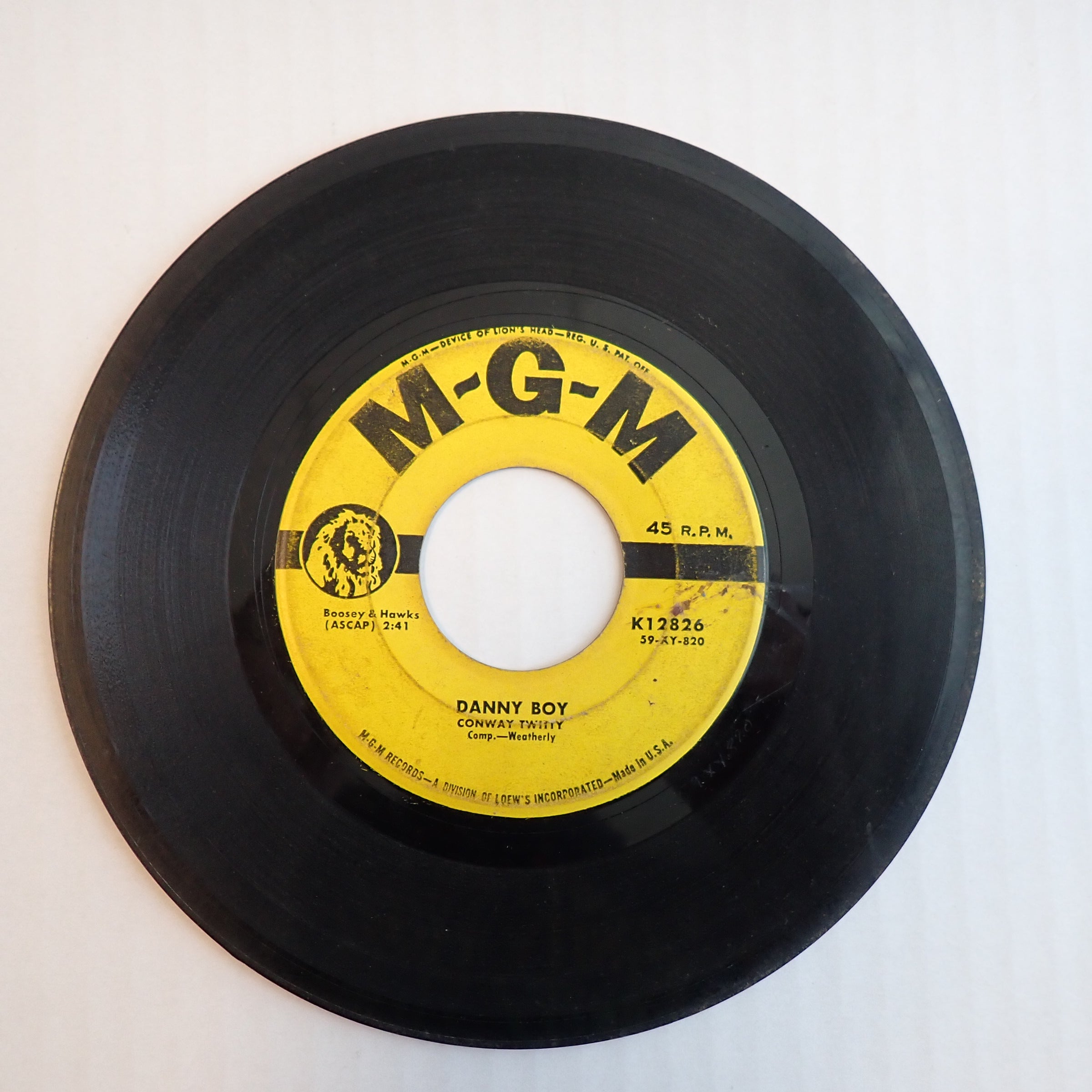Conway Twitty - Danny Boy/Halfway to Heaven - Vinyl [PRE-OWNED]