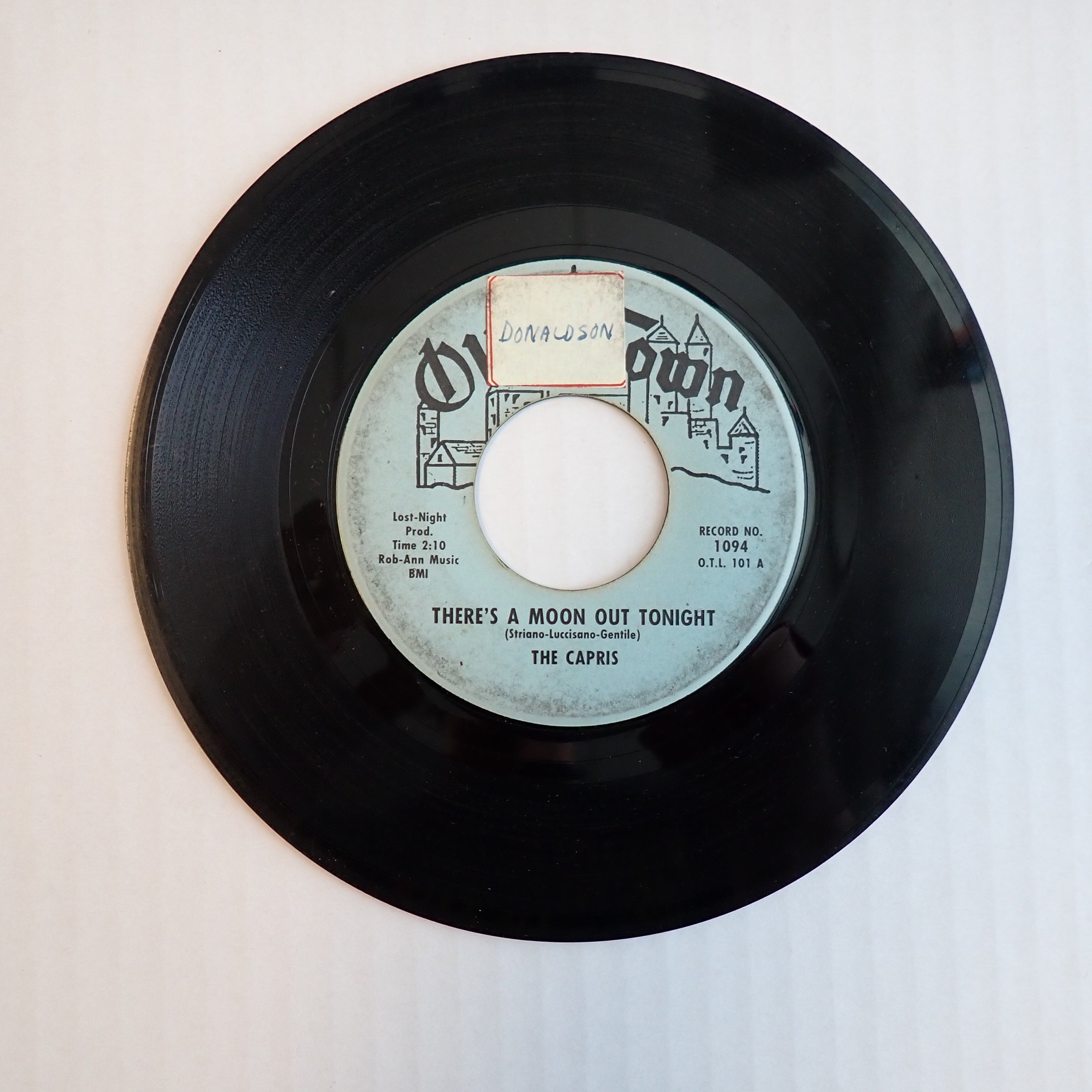 The Capris - There's A Moon Out Tonight/Indian Girl - Vinyl [PRE-OWNED]
