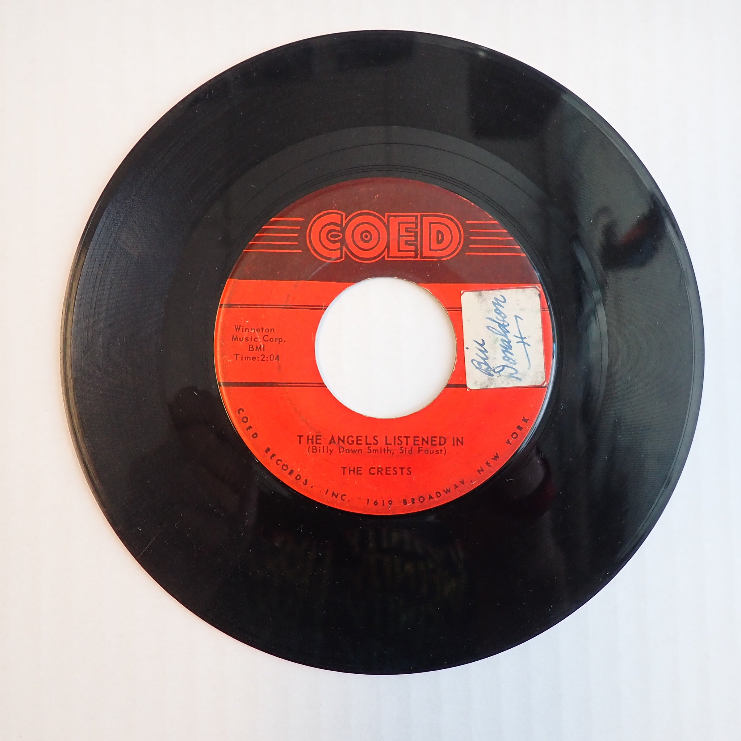 The Crests - The Angels Listened In/I Thank The Moon - Vinyl [PRE-OWNED]
