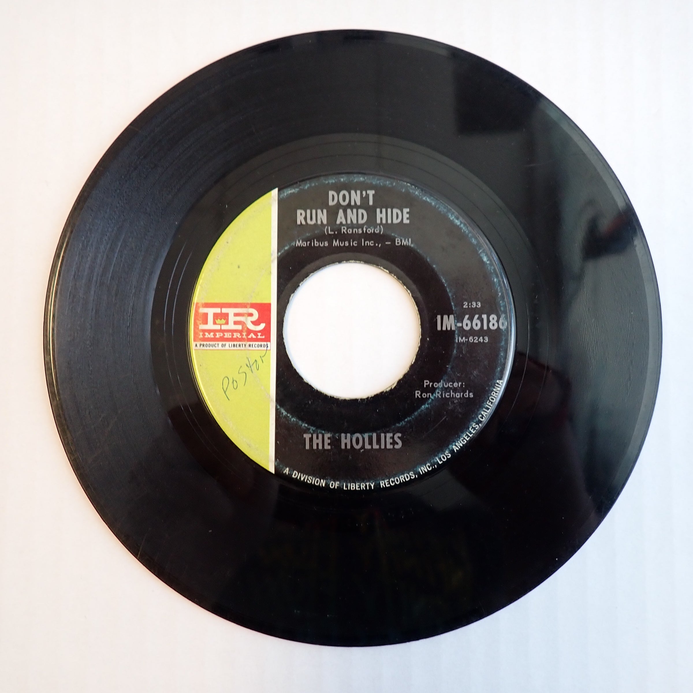 The Hollies - Bus Stop/Don't Run And Hide - Vinyl [PRE-OWNED]