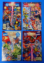 DC Versus Marvel Comics #1-4 (1996) - VF+ (8.5) - Complete Set
