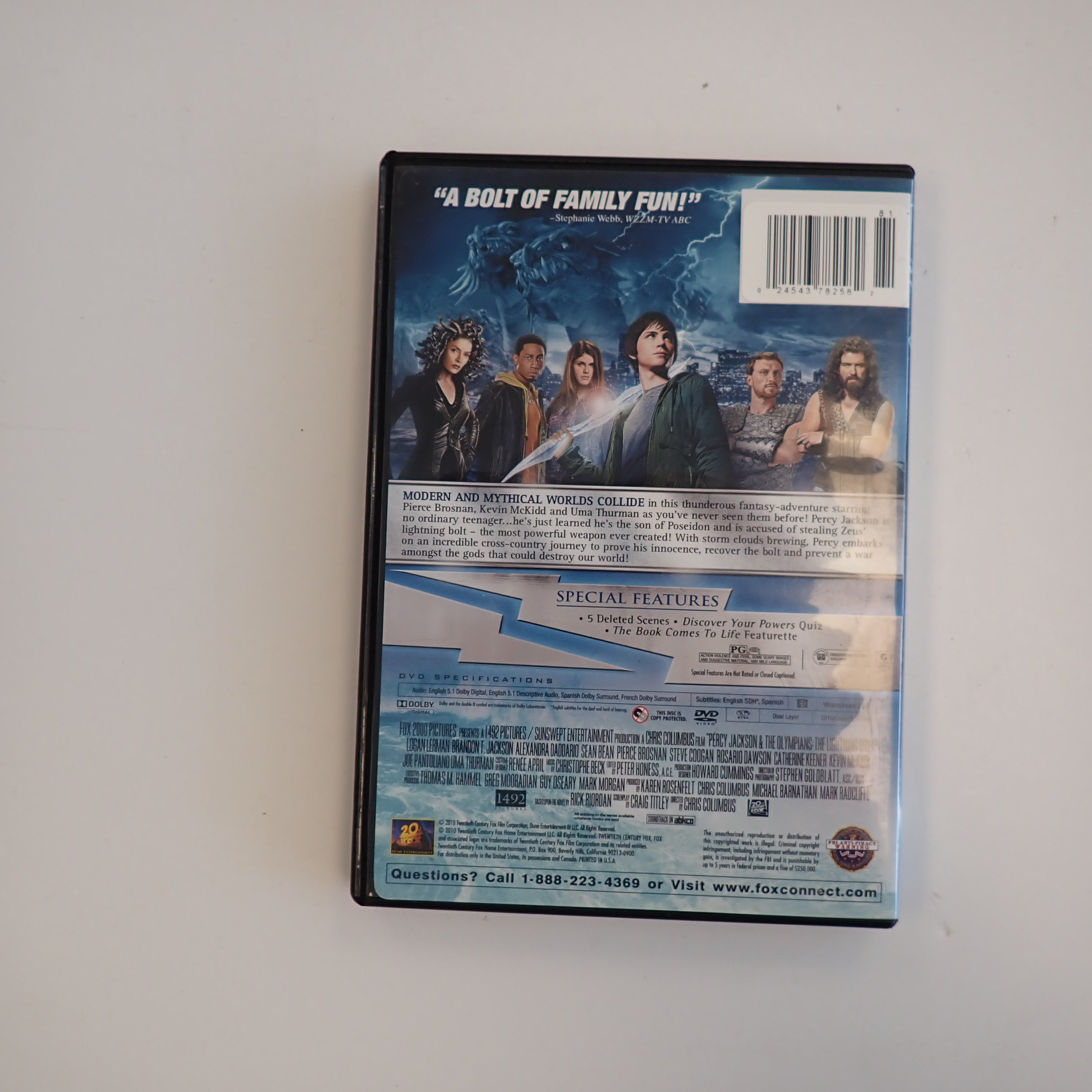 Percy Jackson & the Olympians: The Lightning Thief - DVD
