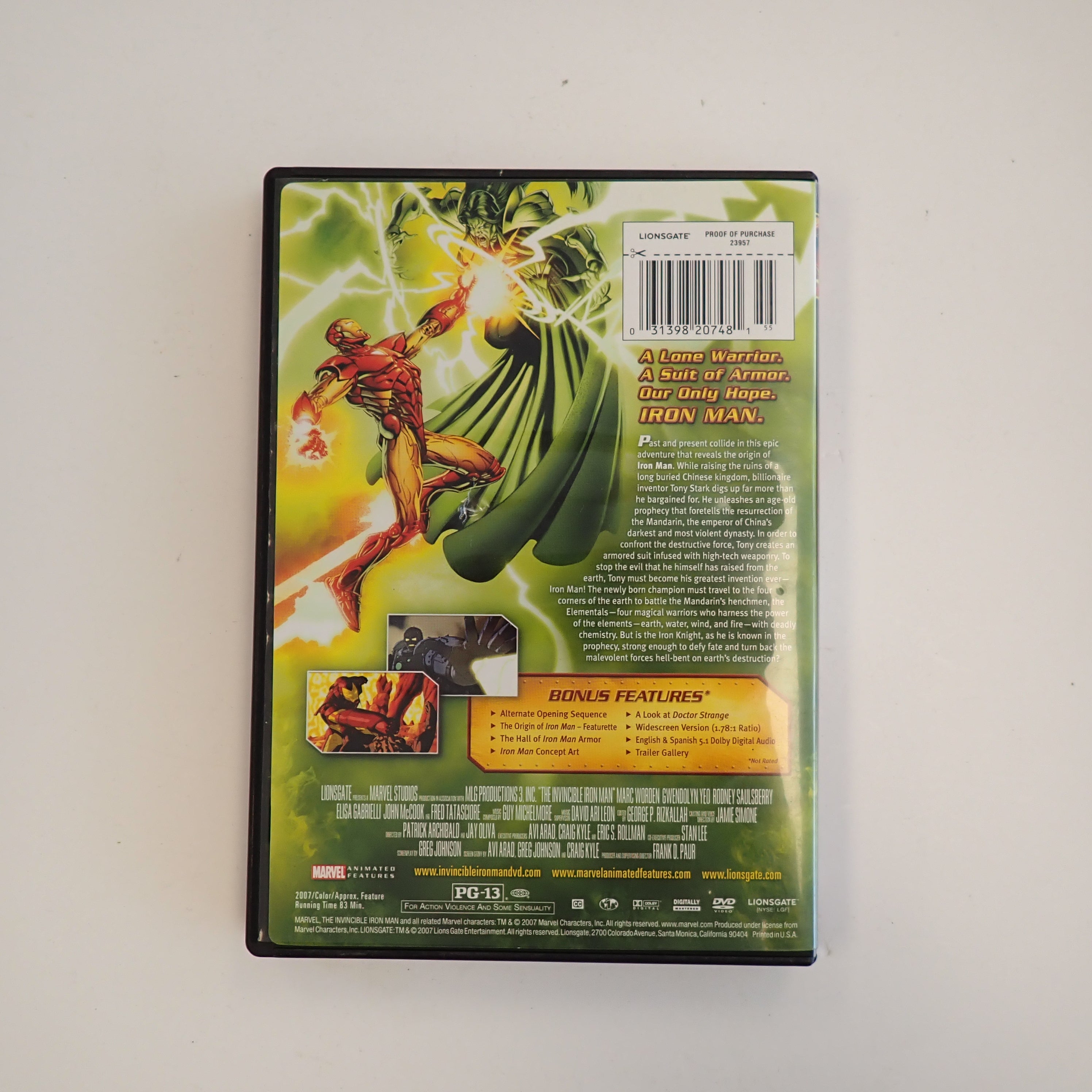 Invincible Iron Man Animated Series - DVD