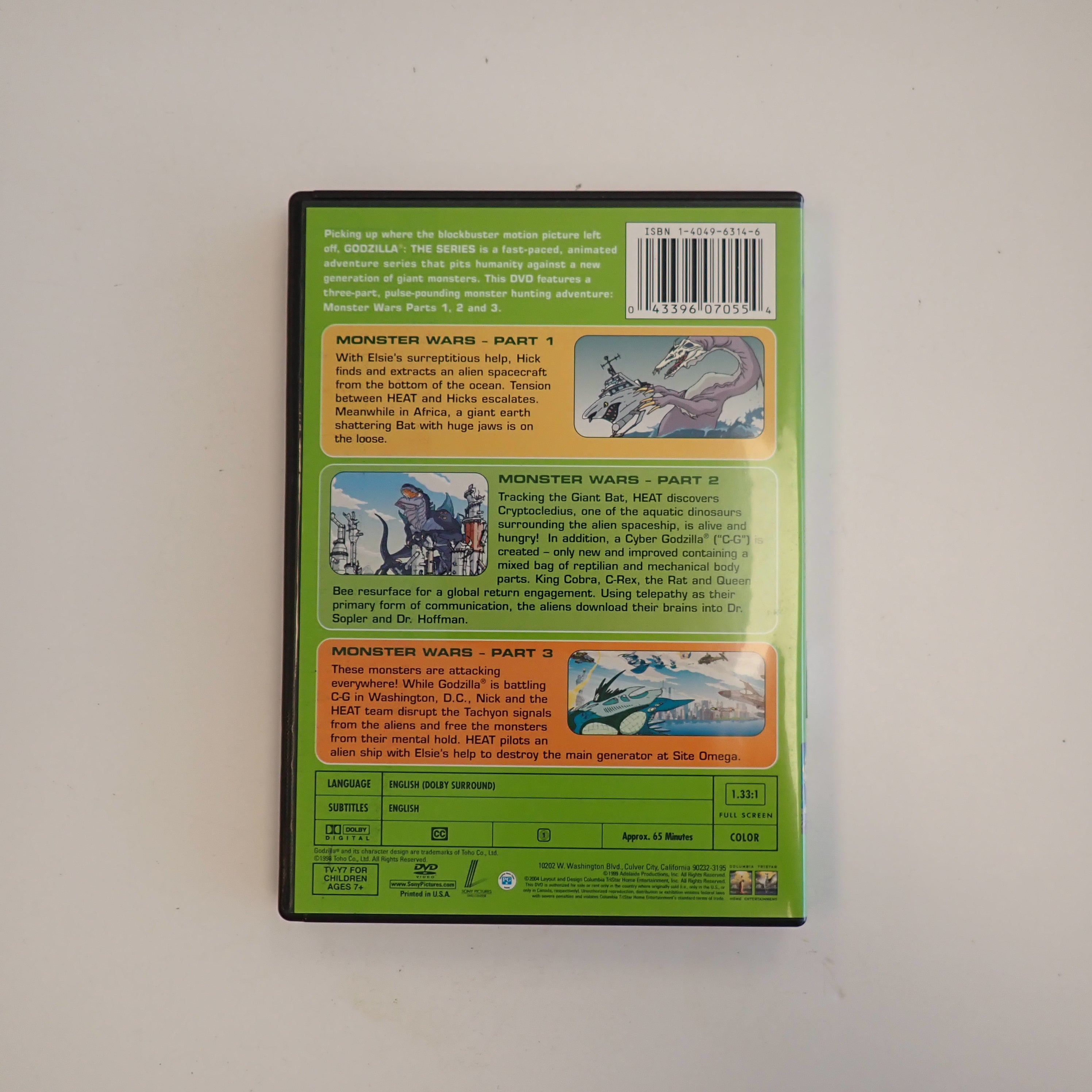 Godzilla The Series: The Monster Wars Trilogy - DVD