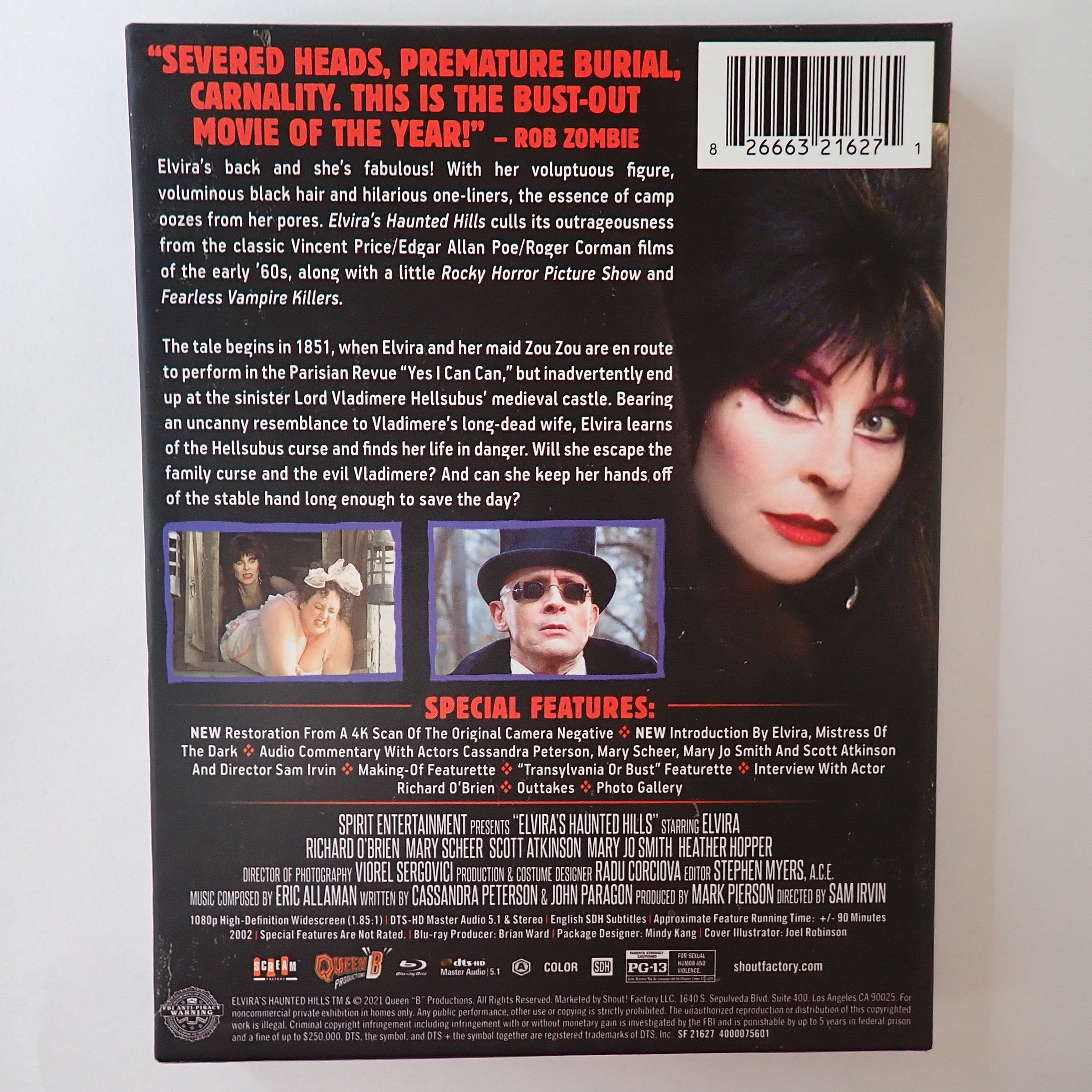 Elvira's Haunted Hills Collector's Edition - Blu-Ray [Pre-Owned]