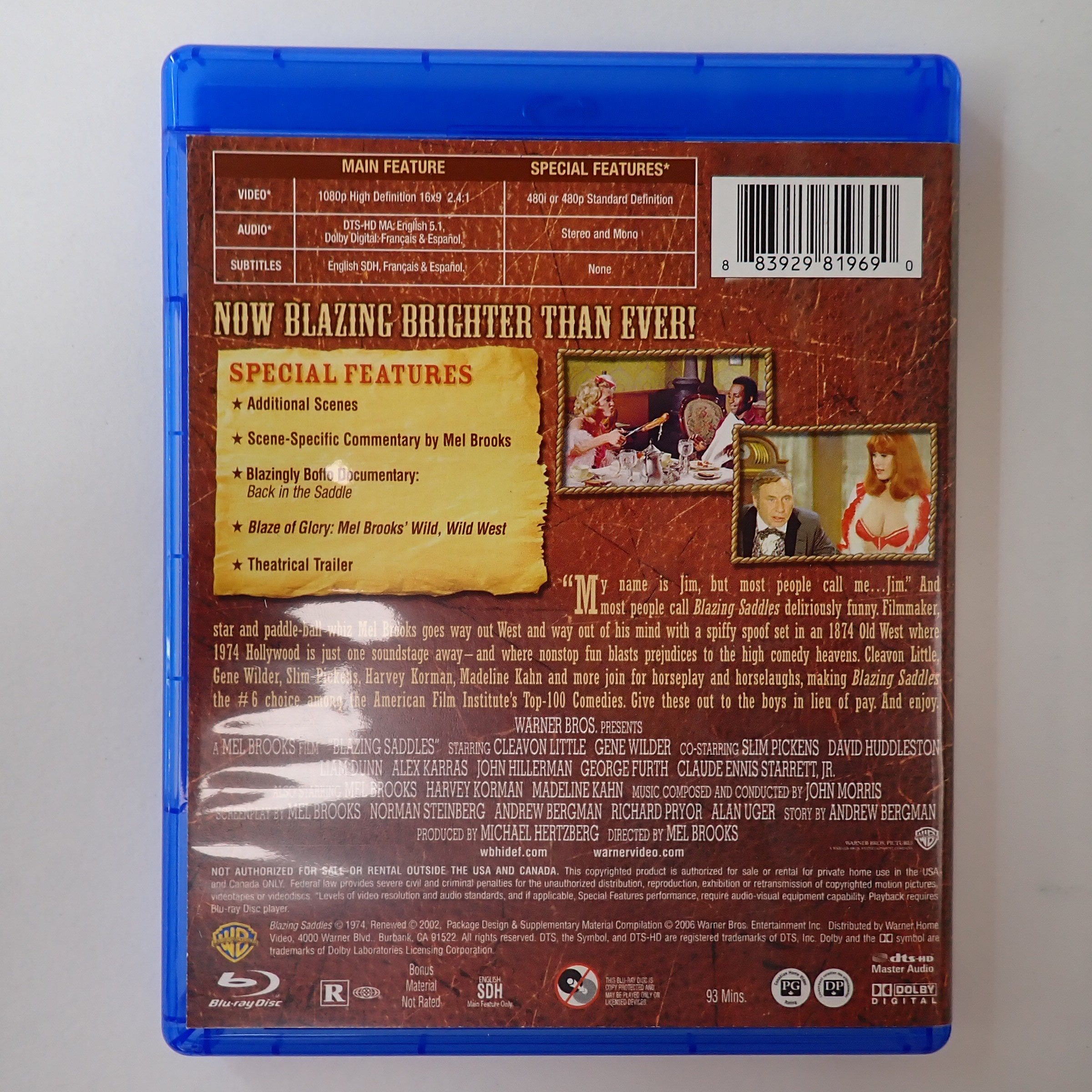 Blazing Saddles - Blu-Ray [Pre-Owned]