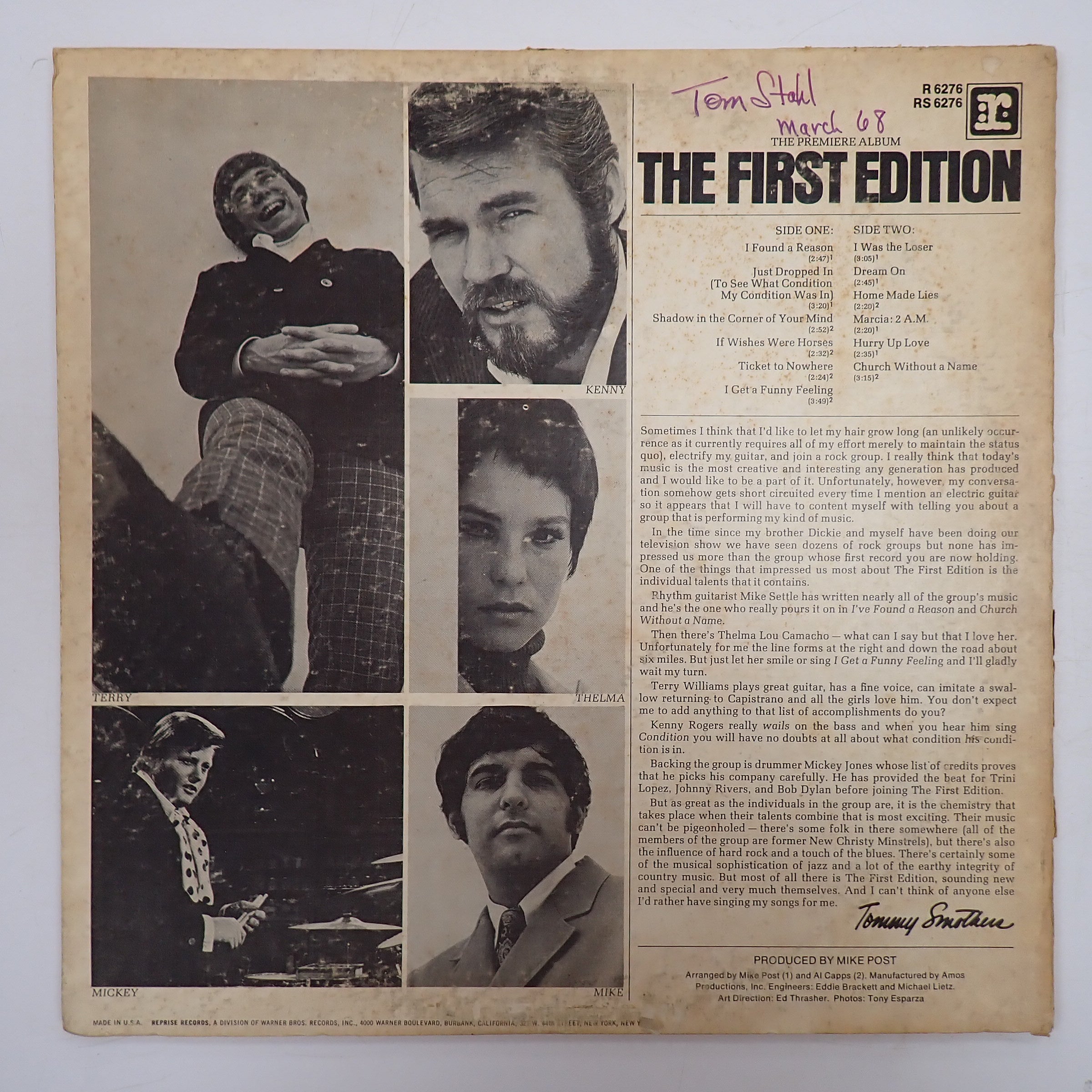 The First Edition - Self Titled - Vinyl [Pre-Owned]