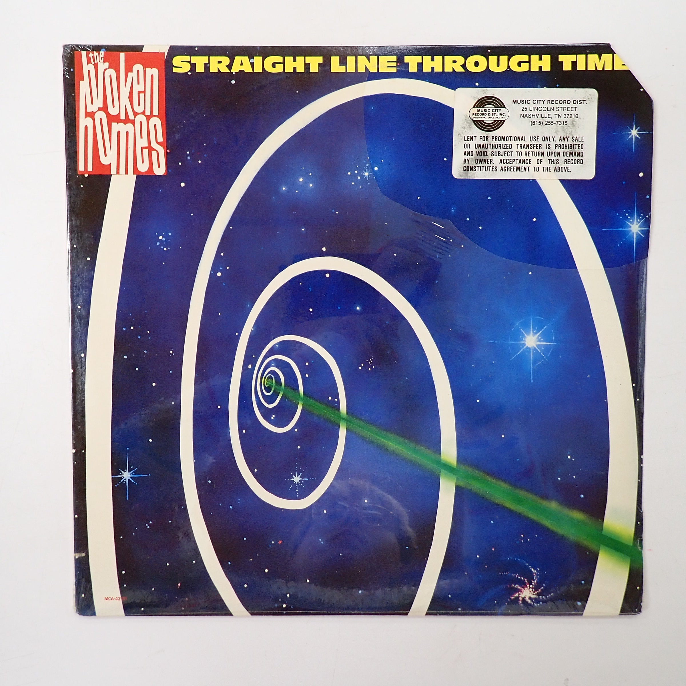 The Broken Homes - Straight Line Through Time - Vinyl [Pre-Owned]