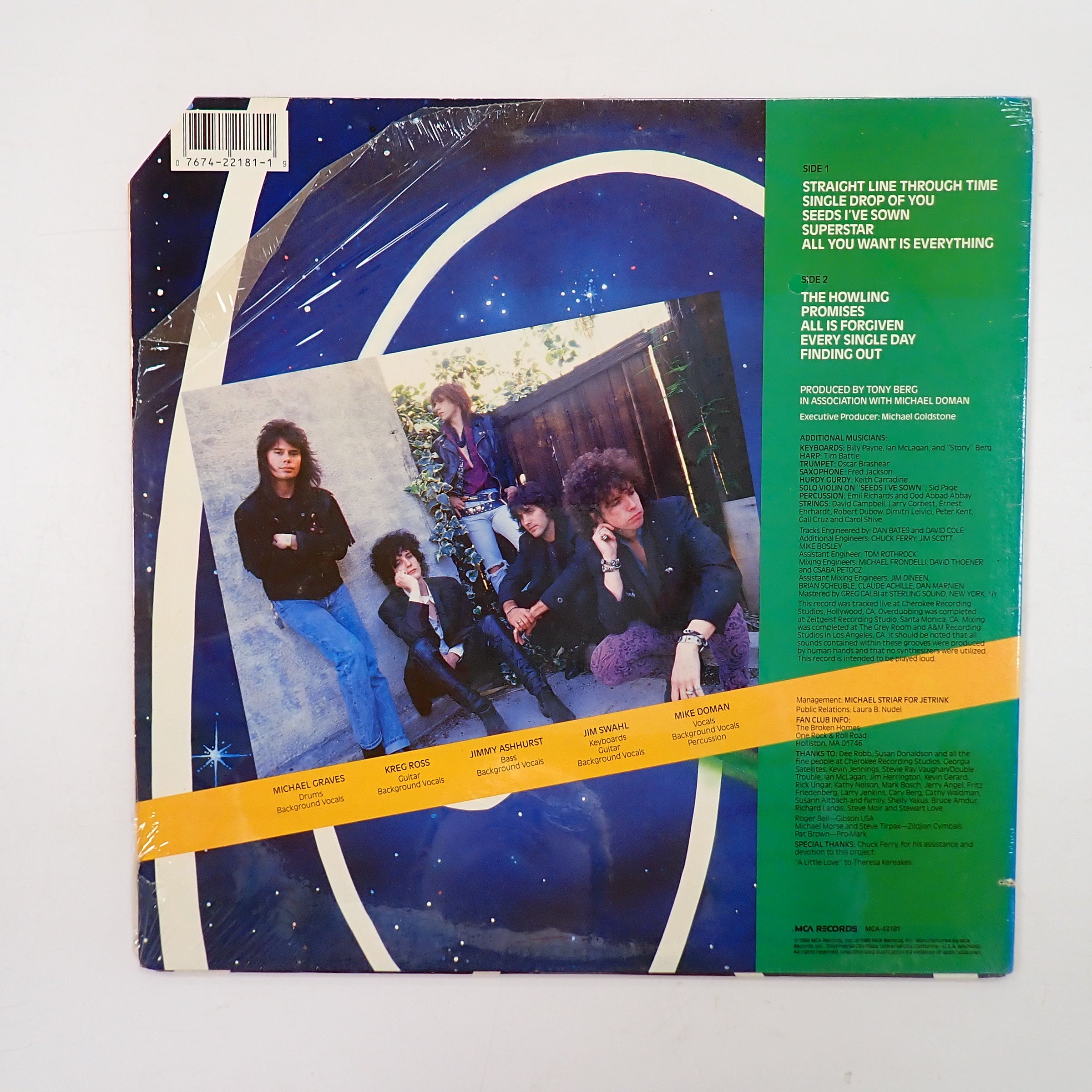 The Broken Homes - Straight Line Through Time - Vinyl [Pre-Owned]