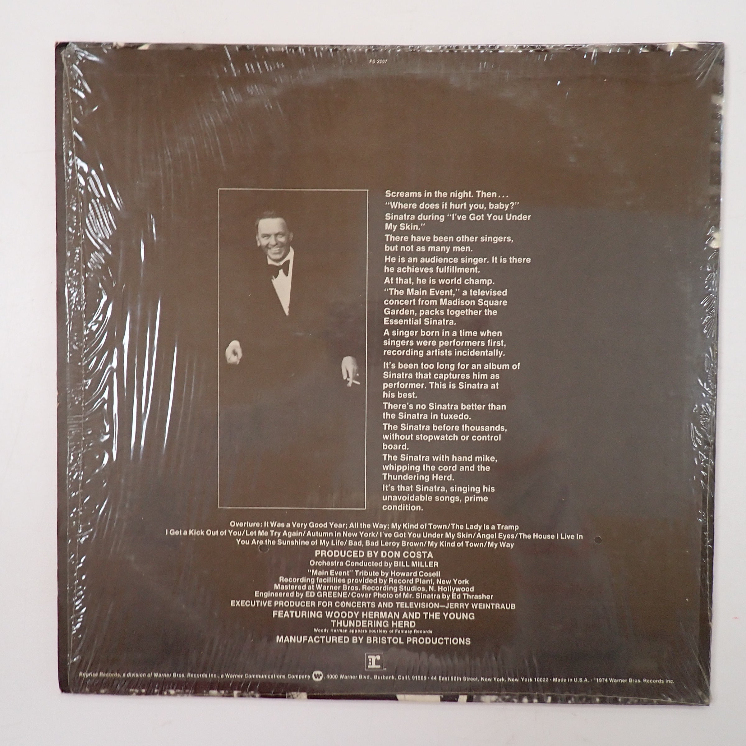 Frank Sinatra - The Main Event Live - Vinyl [Pre-Owned]