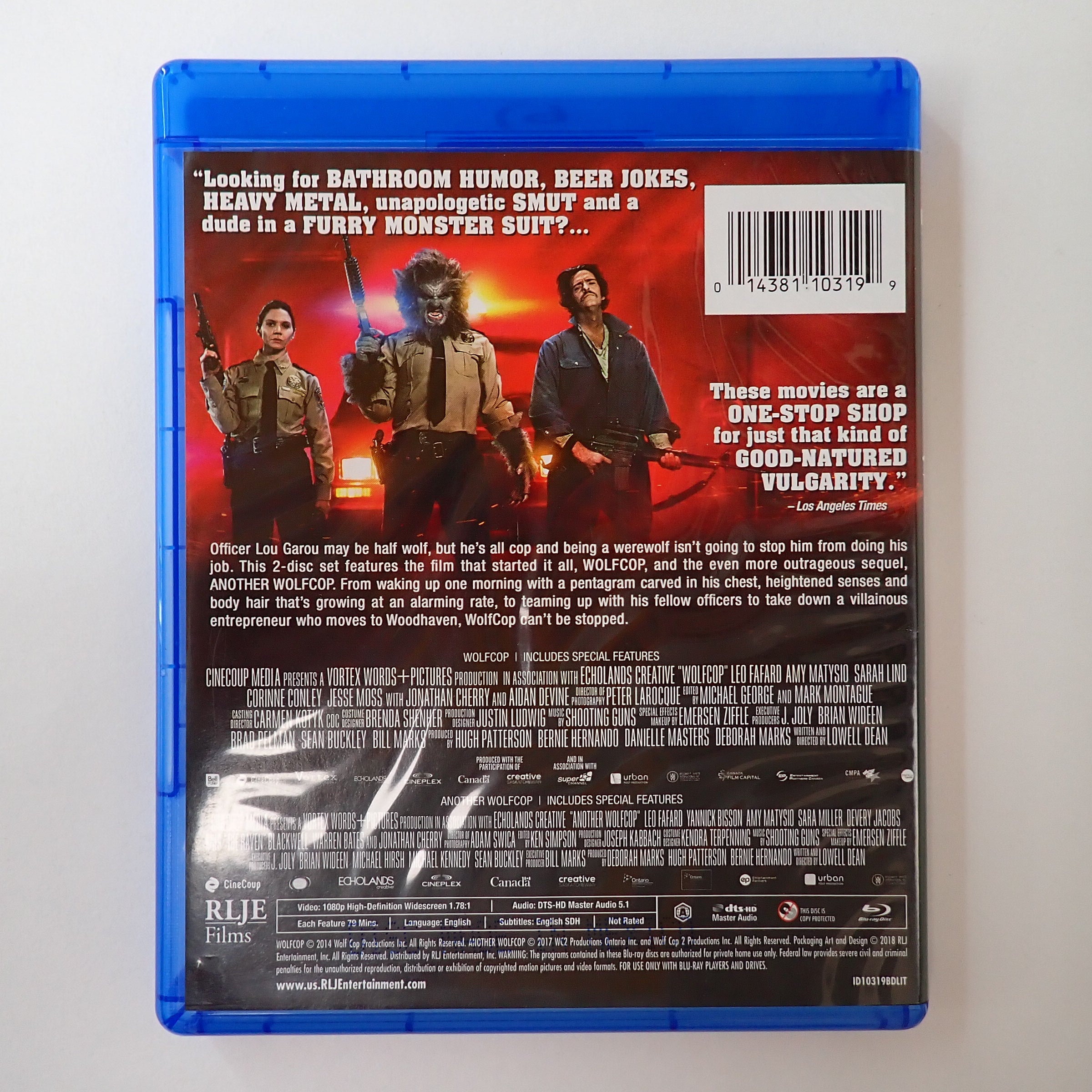 Wolfcop Wolfpack 2 Film Collection - Blu-Ray [Pre-Owned]