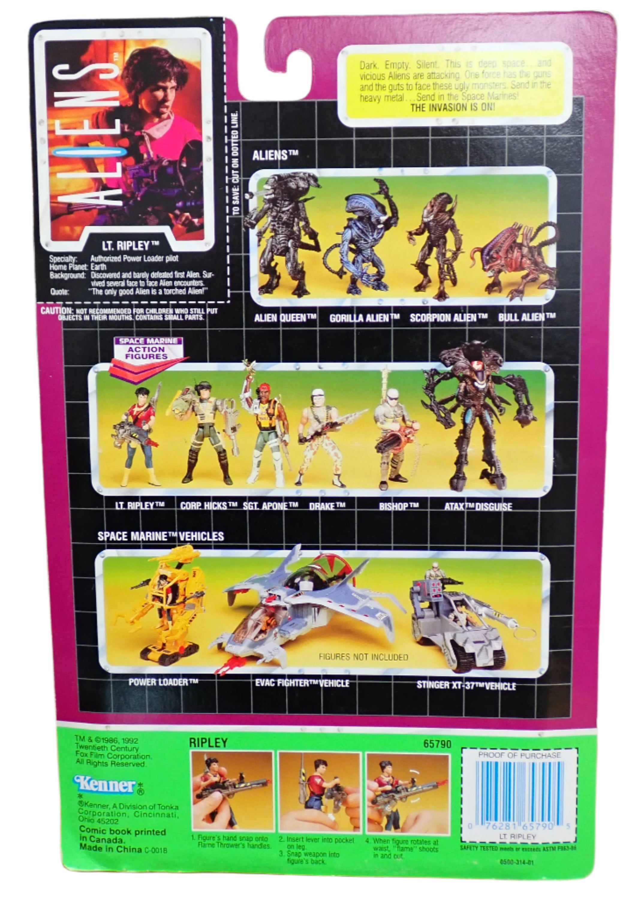 Aliens: Space Marine Lt. Ripley - Kenner 1992